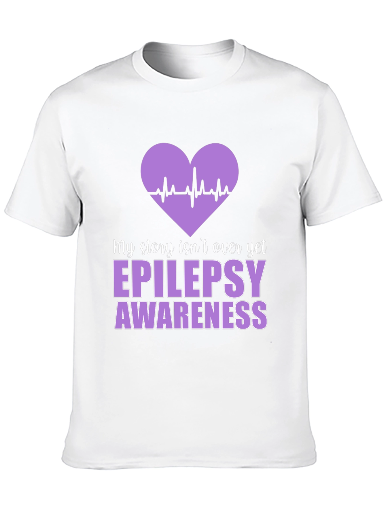 Epilepsy Awareness Heartbeat T-Shirt