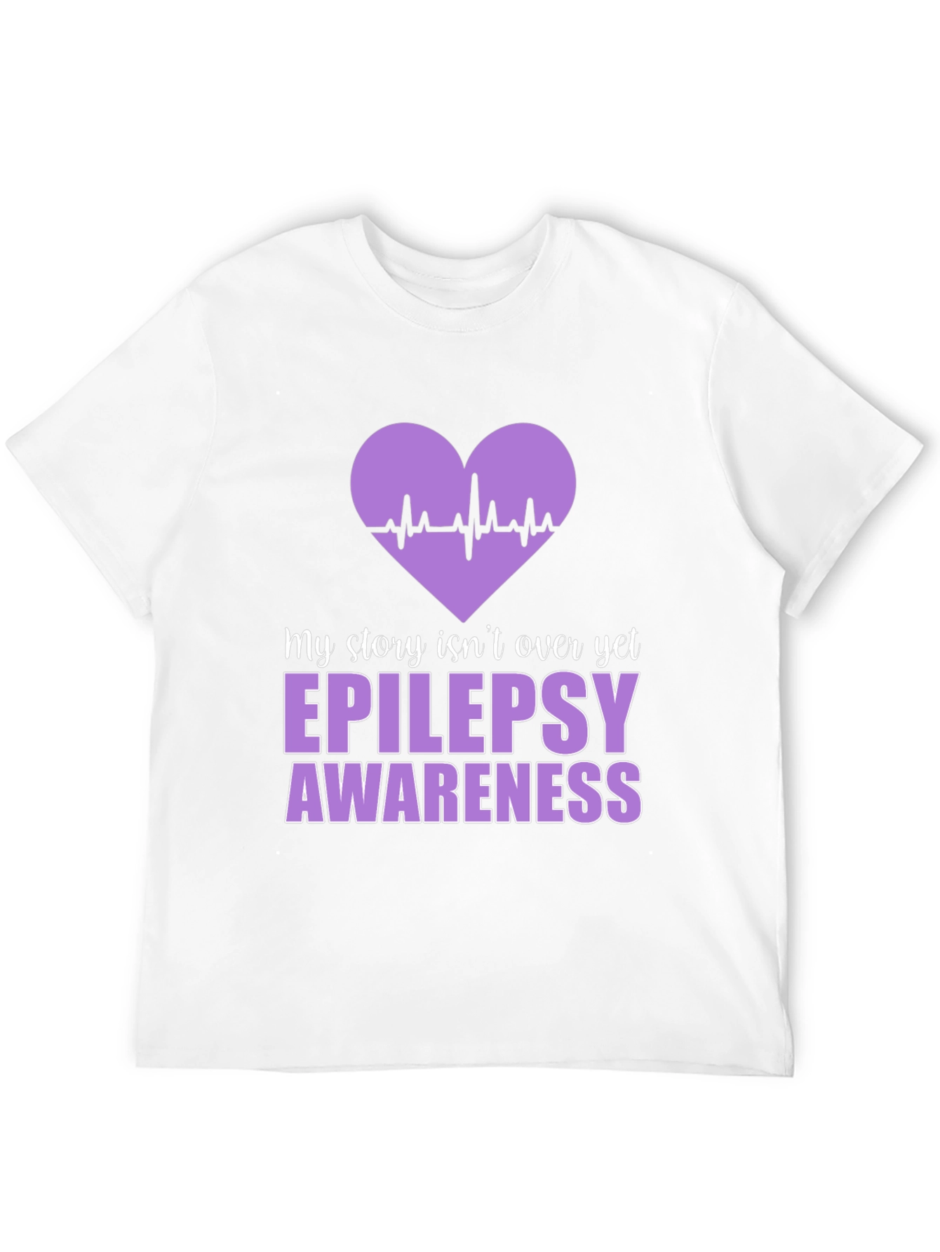 Epilepsy Awareness Heartbeat T-Shirt