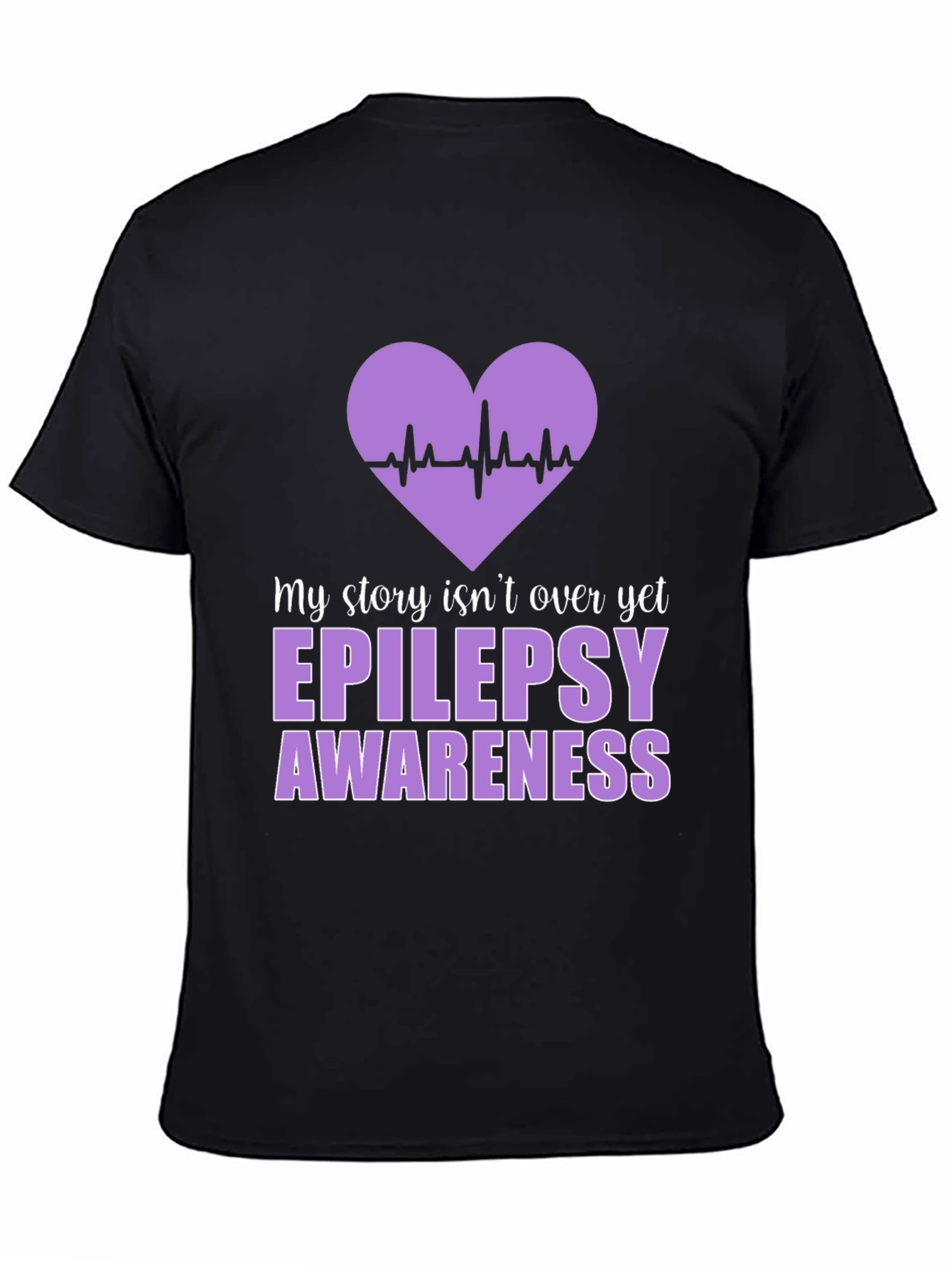Epilepsy Awareness Heartbeat T-Shirt