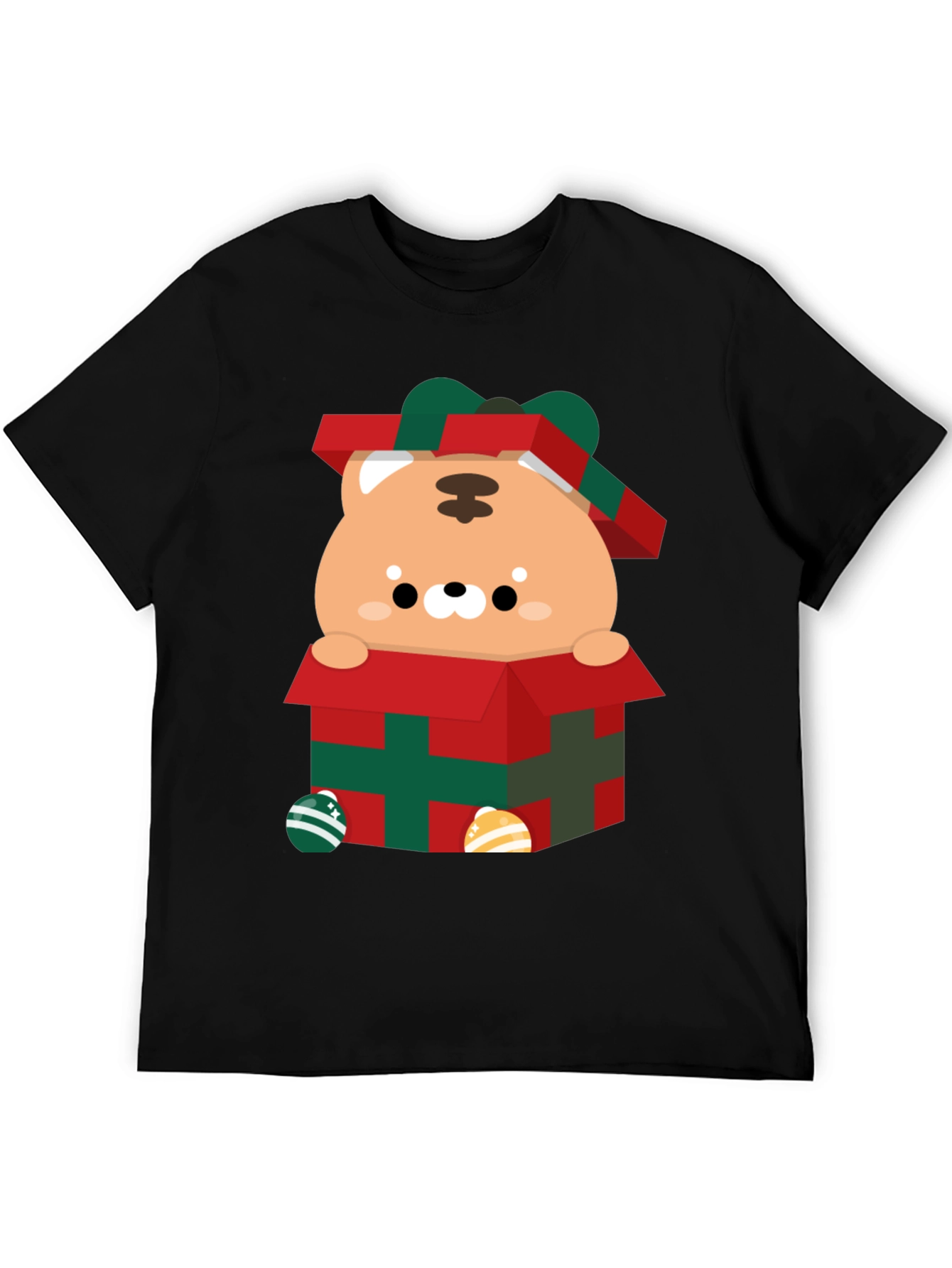Festive Gift Box Tiger Graphic Tee