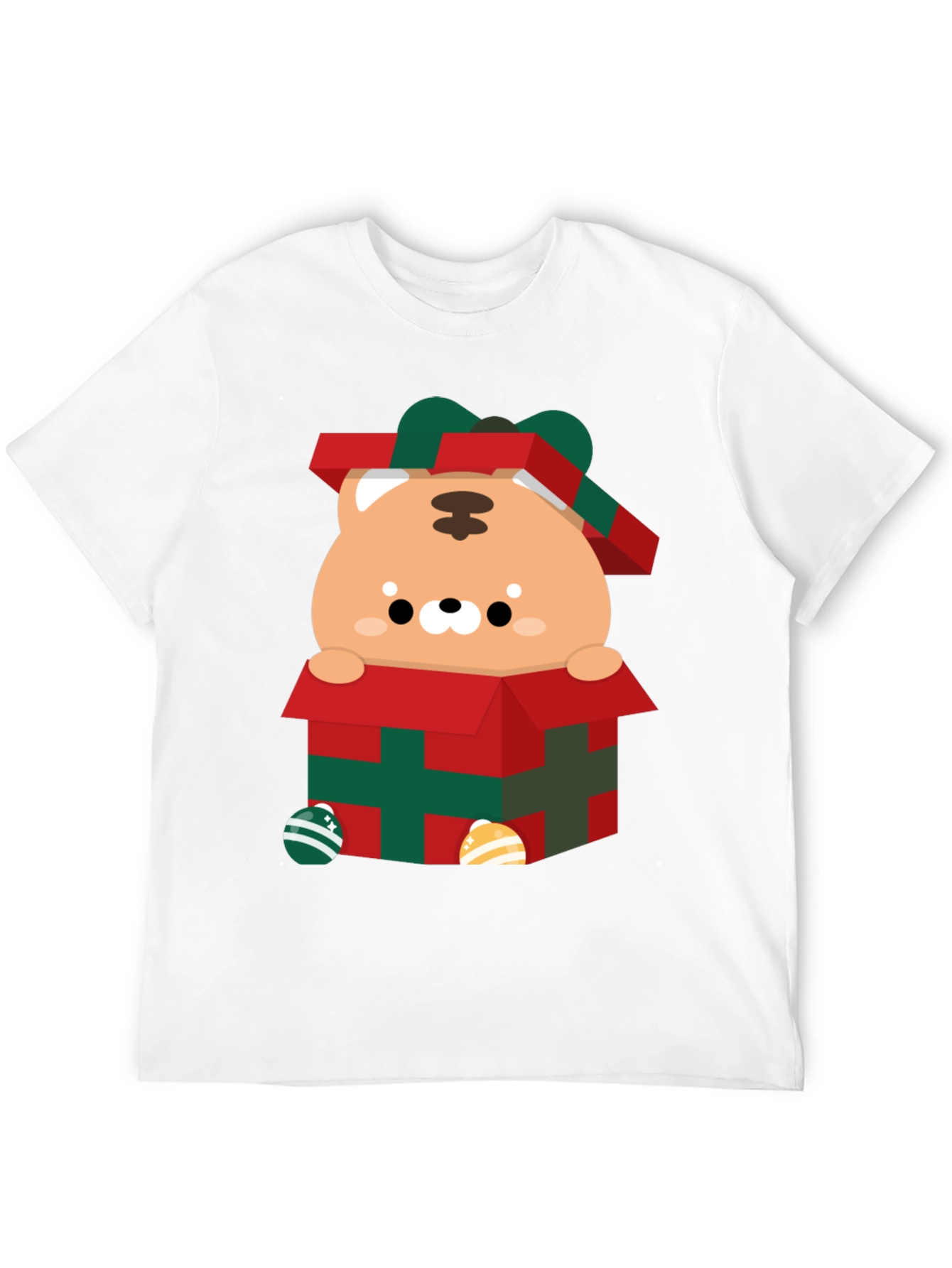 Festive Gift Box Tiger Graphic Tee