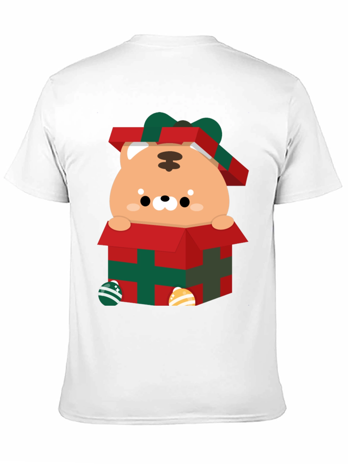 Festive Gift Box Tiger Graphic Tee