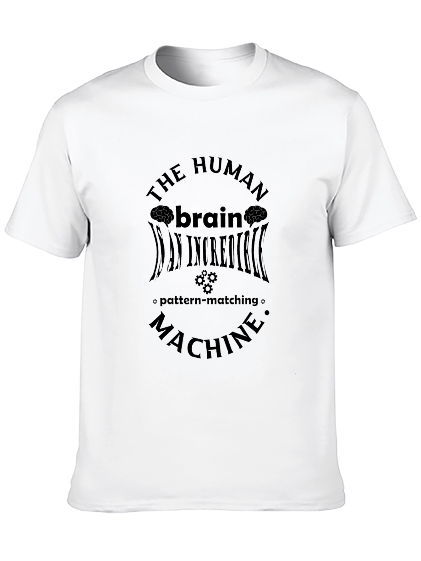 Brain Machine Graphic Tee - Black