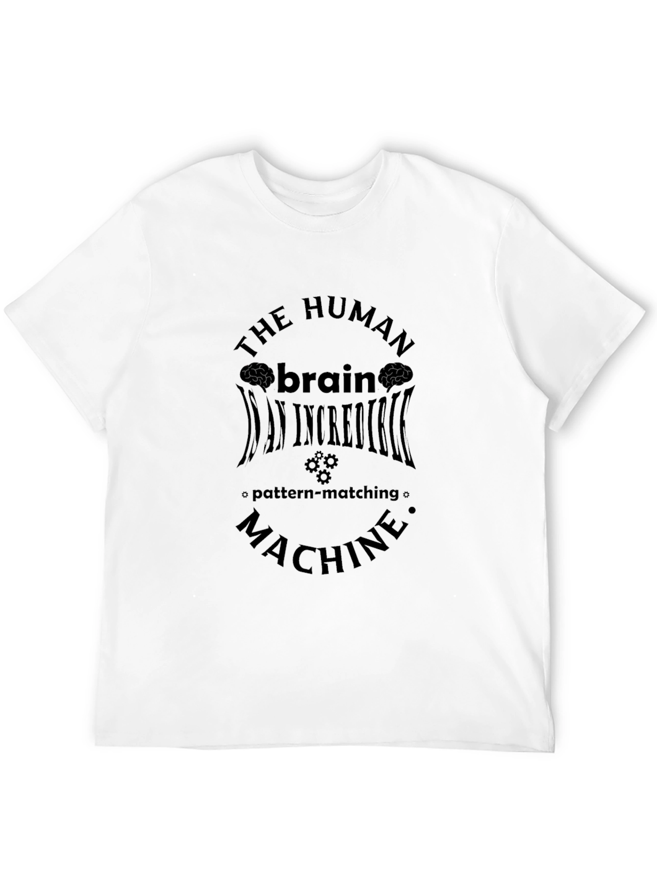 Brain Machine Graphic Tee - Black