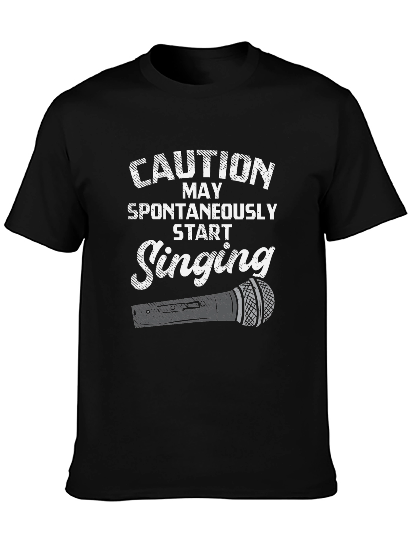 Caution May Spontaneously Start Singing T-Shirt