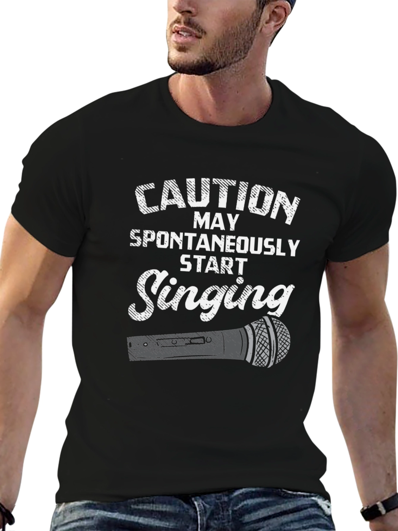 Caution May Spontaneously Start Singing T-Shirt