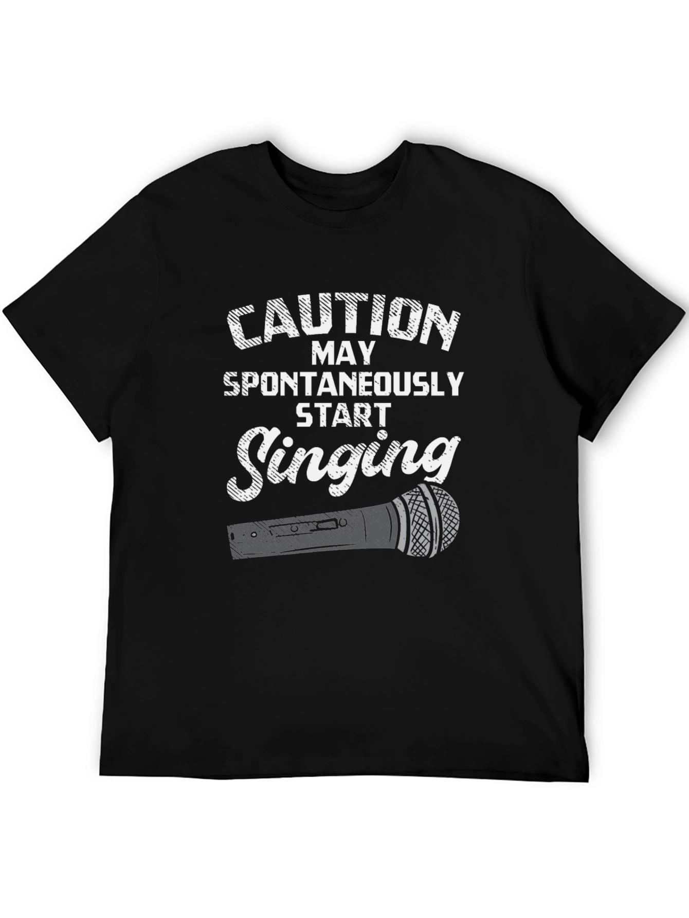 Caution May Spontaneously Start Singing T-Shirt