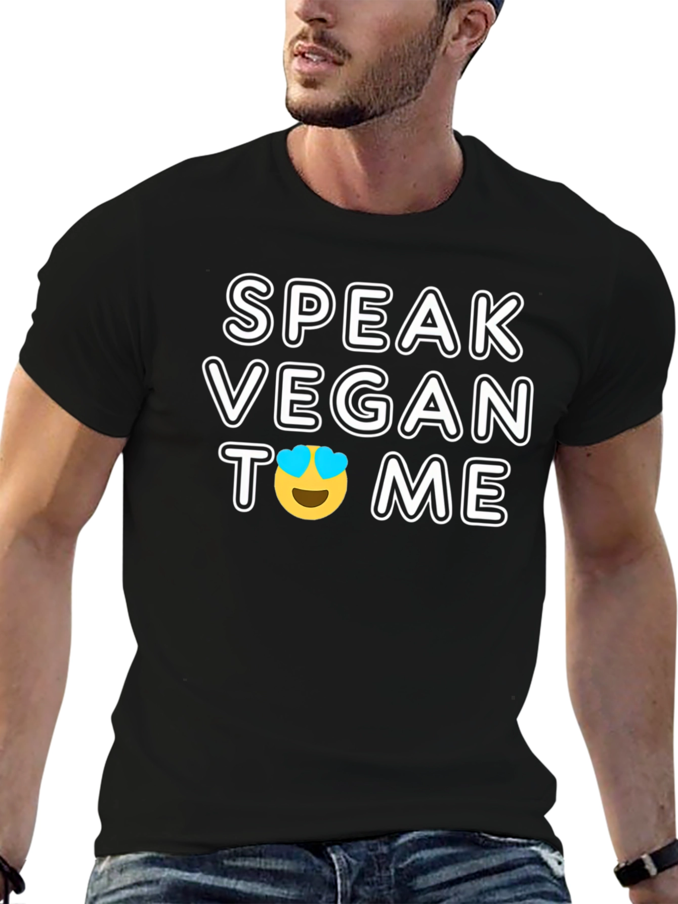Speak Vegan To Me T-Shirt - Fun Vegan Gift
