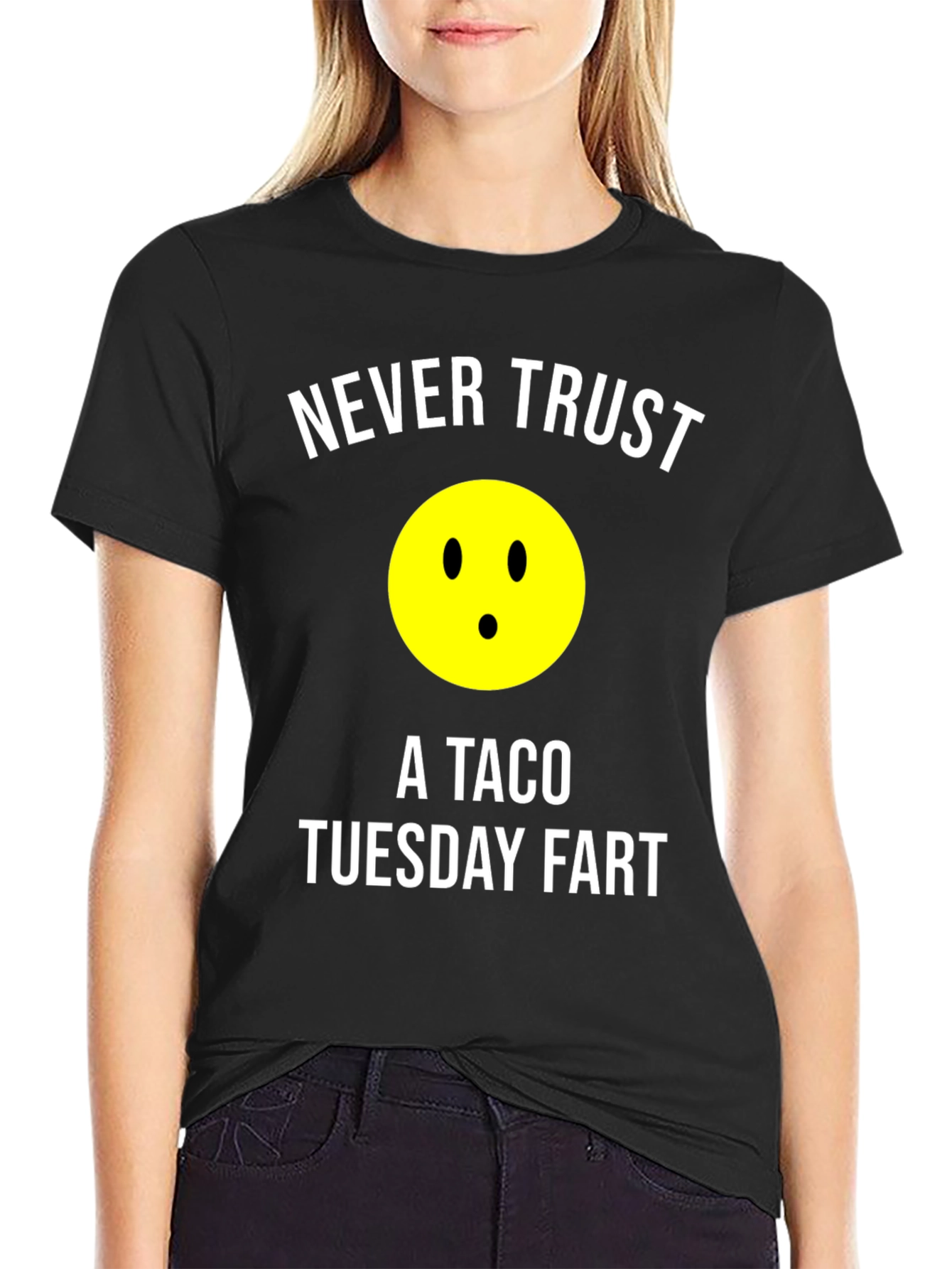 Never Trust a Taco Tuesday Fart Graphic T-Shirt