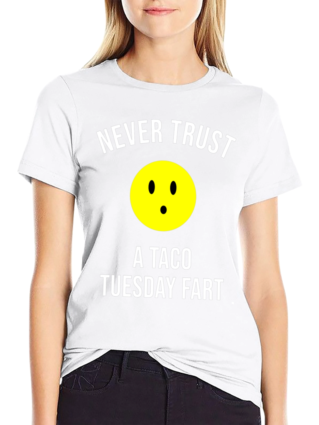 Never Trust a Taco Tuesday Fart Graphic T-Shirt