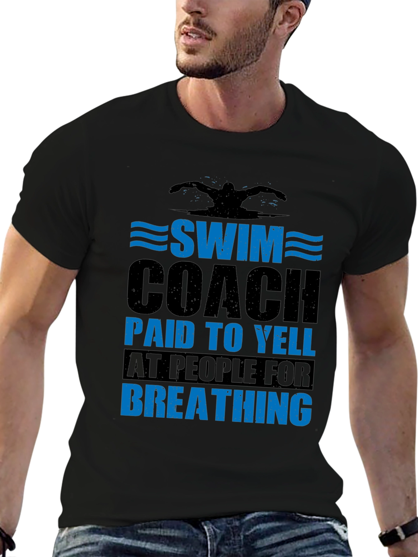 Swim Coach T-Shirt - Funny Saying