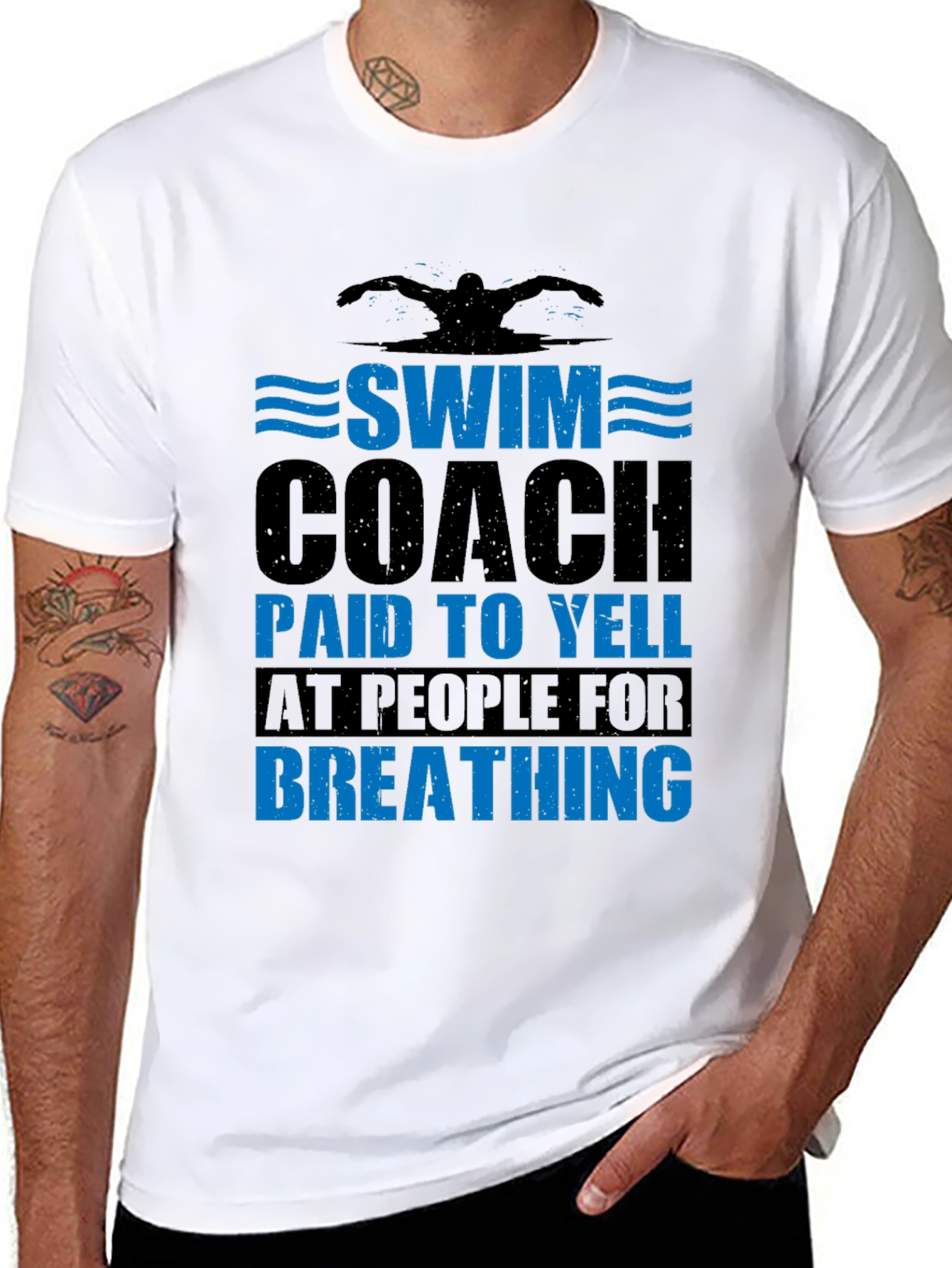 Swim Coach T-Shirt - Funny Saying