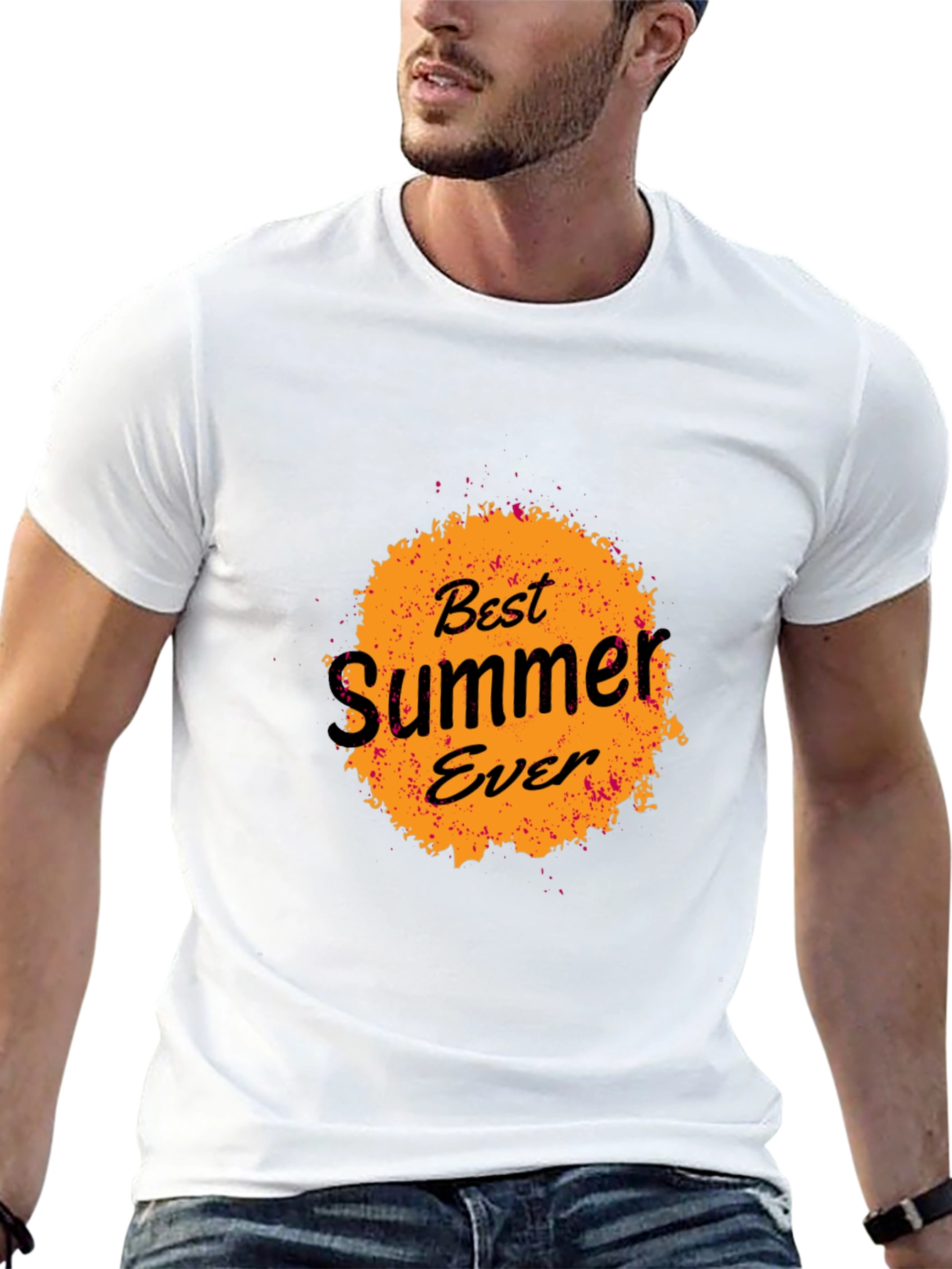 Best Summer Ever Graphic Tee - Trendy Casual Shirt