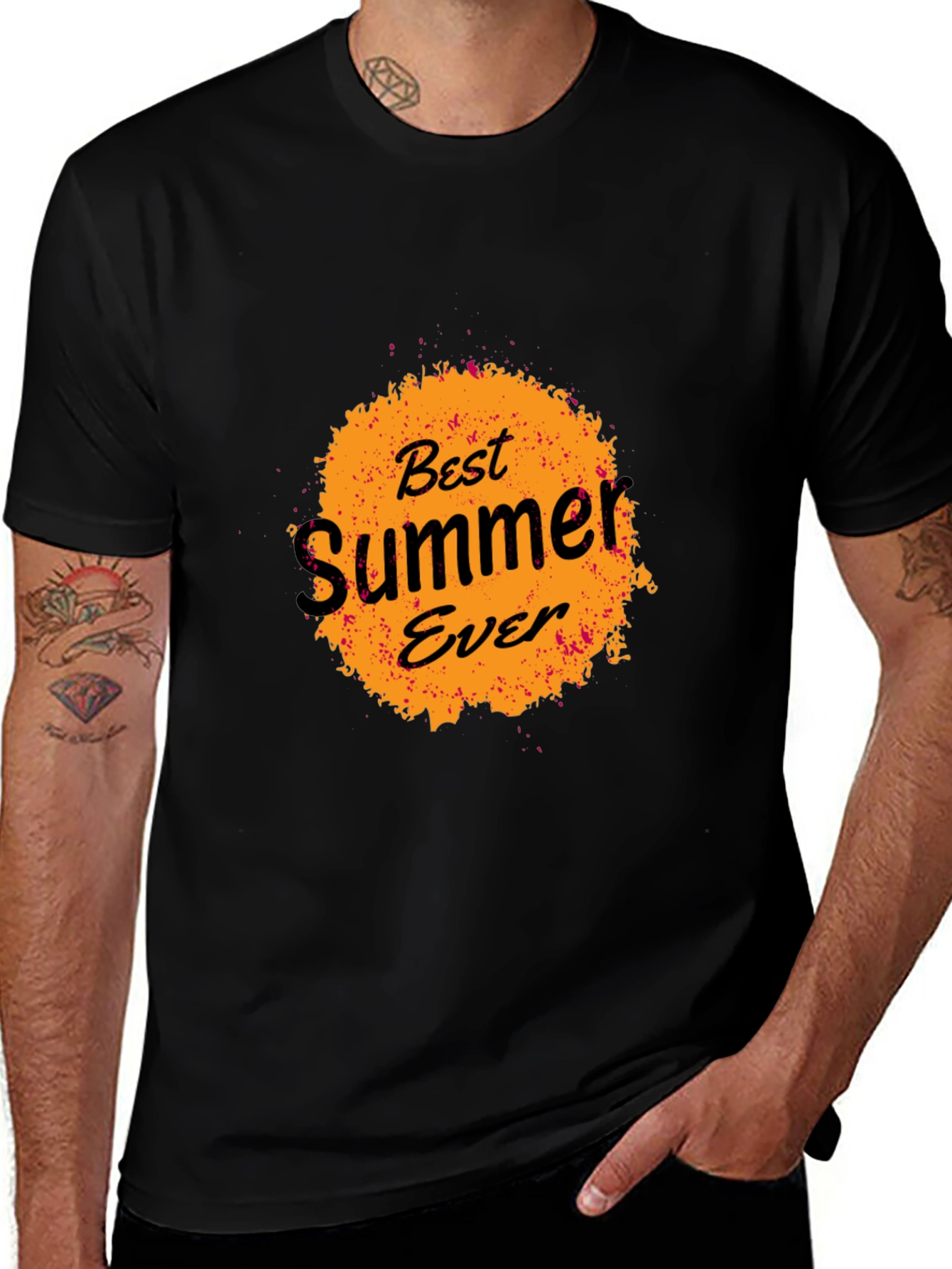 Best Summer Ever Graphic Tee - Trendy Casual Shirt