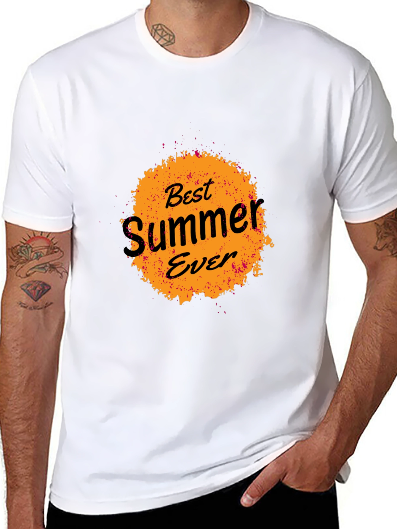 Best Summer Ever Graphic Tee - Trendy Casual Shirt