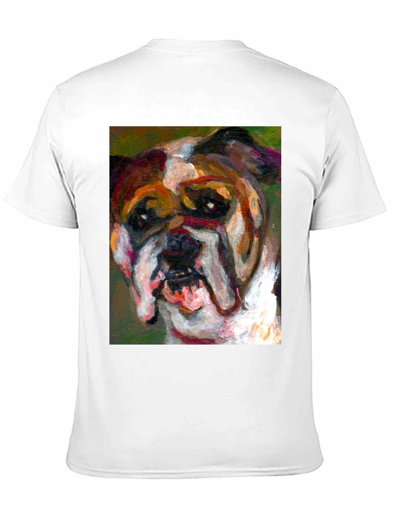 Bulldog Art Print T-Shirt