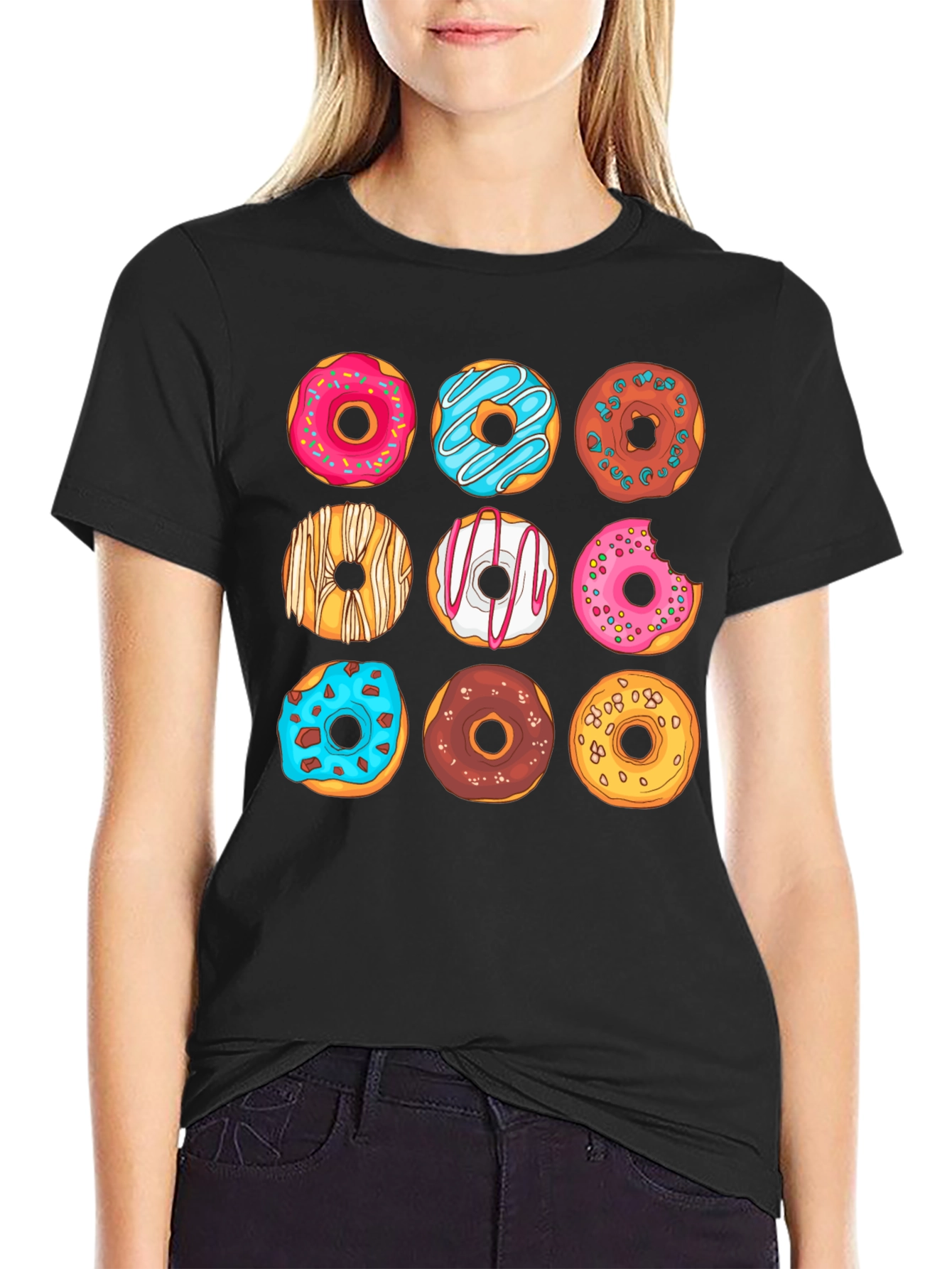 Donut T-Shirt - Sweet Treat Graphic Tee
