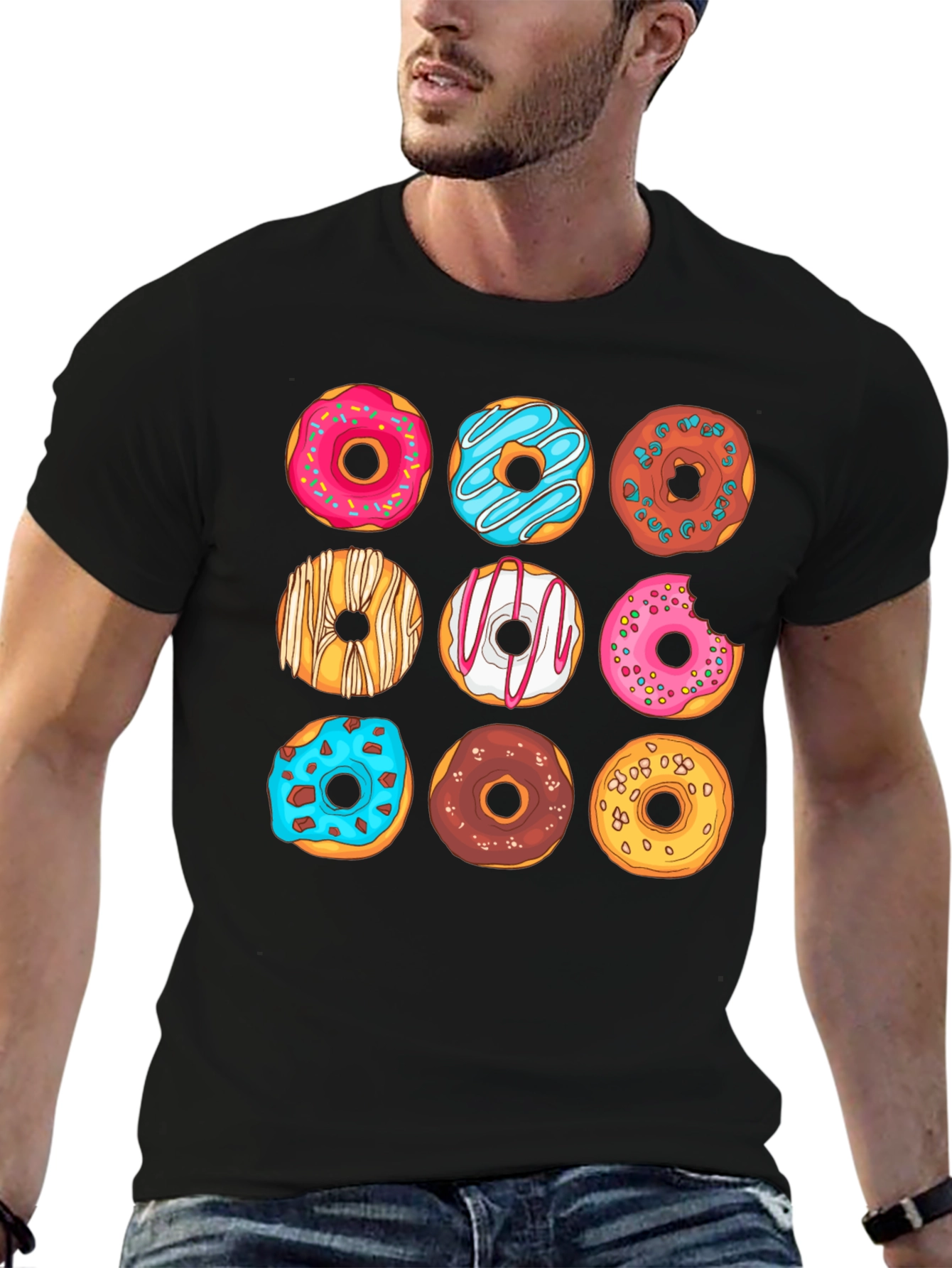Donut T-Shirt - Sweet Treat Graphic Tee