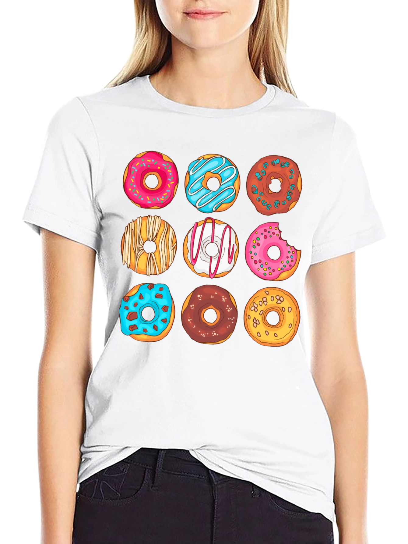 Donut T-Shirt - Sweet Treat Graphic Tee