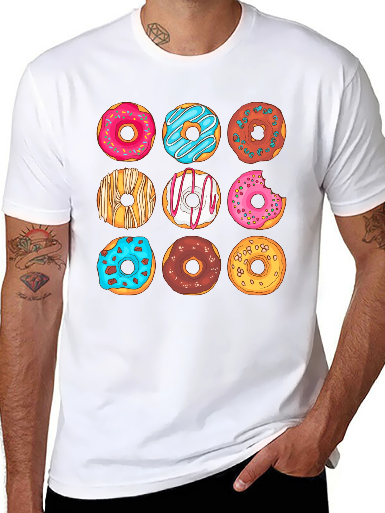 Donut T-Shirt - Sweet Treat Graphic Tee