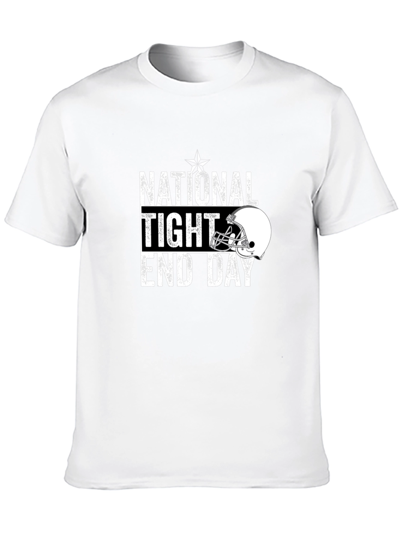 National Tight End Day T-Shirt Football Helmet Tee
