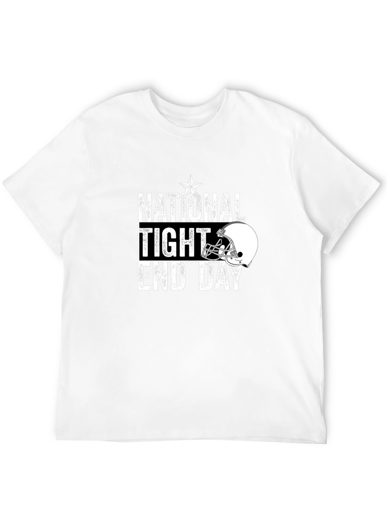 National Tight End Day T-Shirt Football Helmet Tee