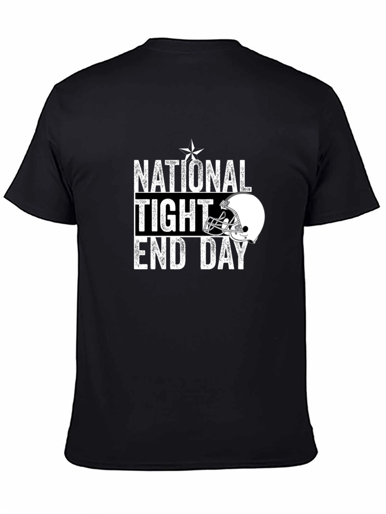 National Tight End Day T-Shirt Football Helmet Tee