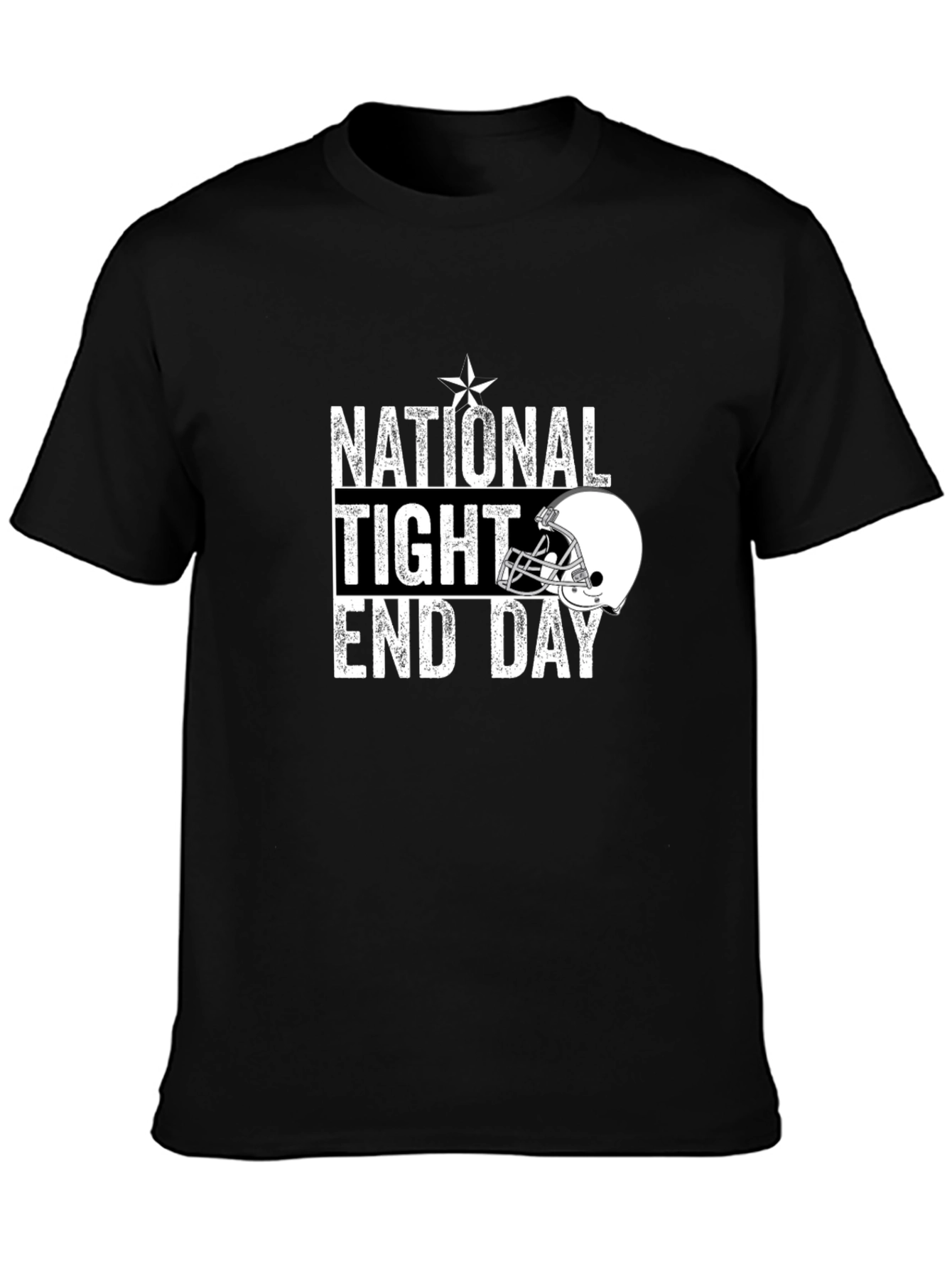 National Tight End Day T-Shirt Football Helmet Tee