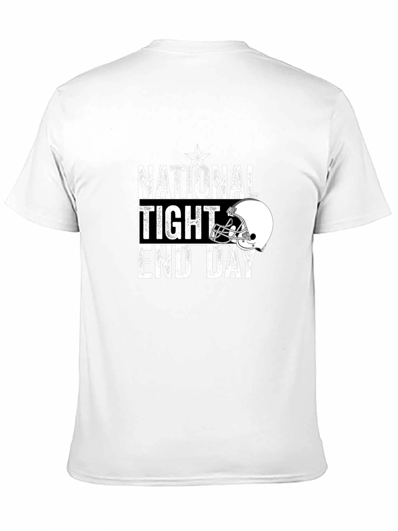 National Tight End Day T-Shirt Football Helmet Tee