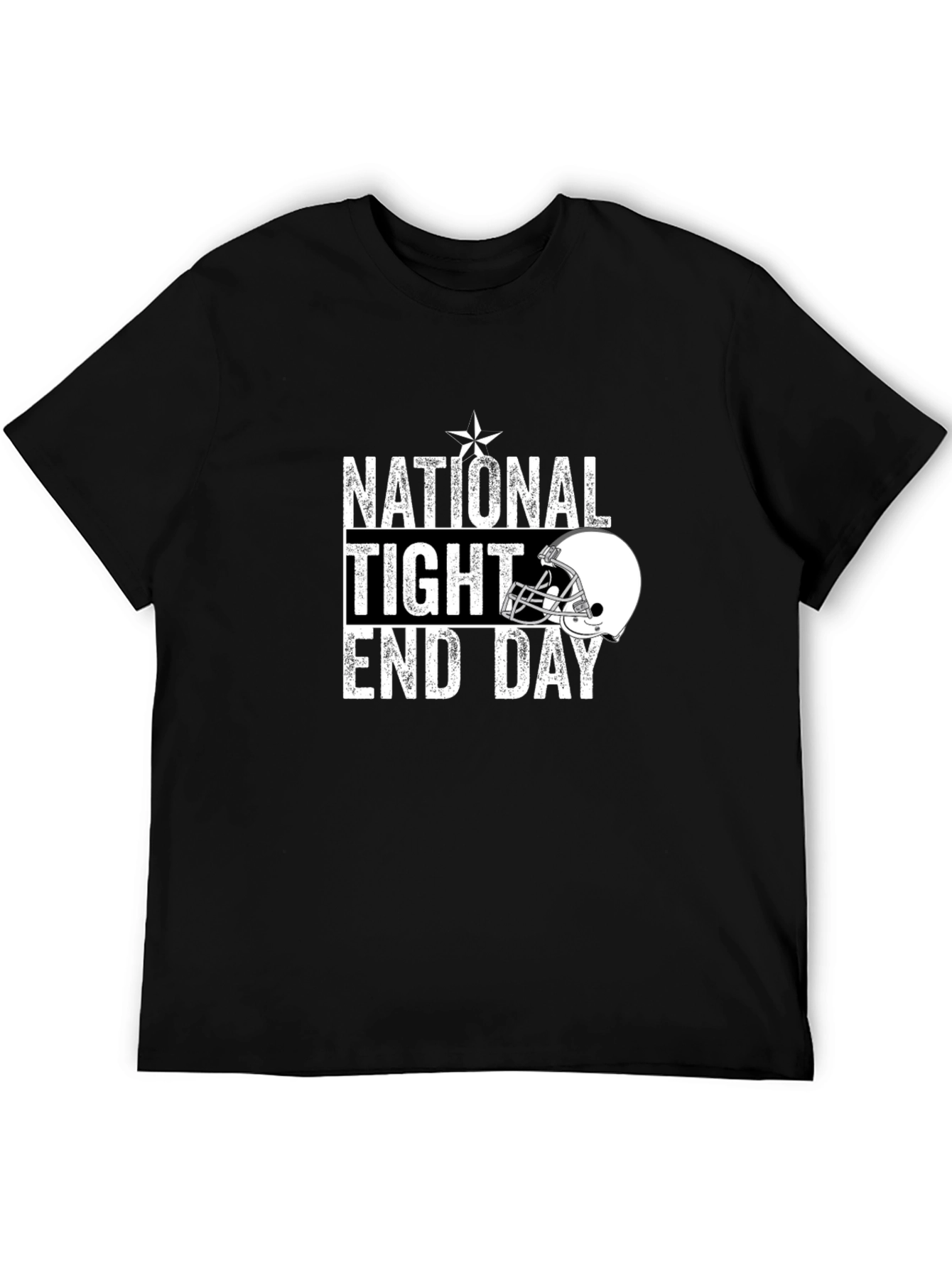 National Tight End Day T-Shirt Football Helmet Tee