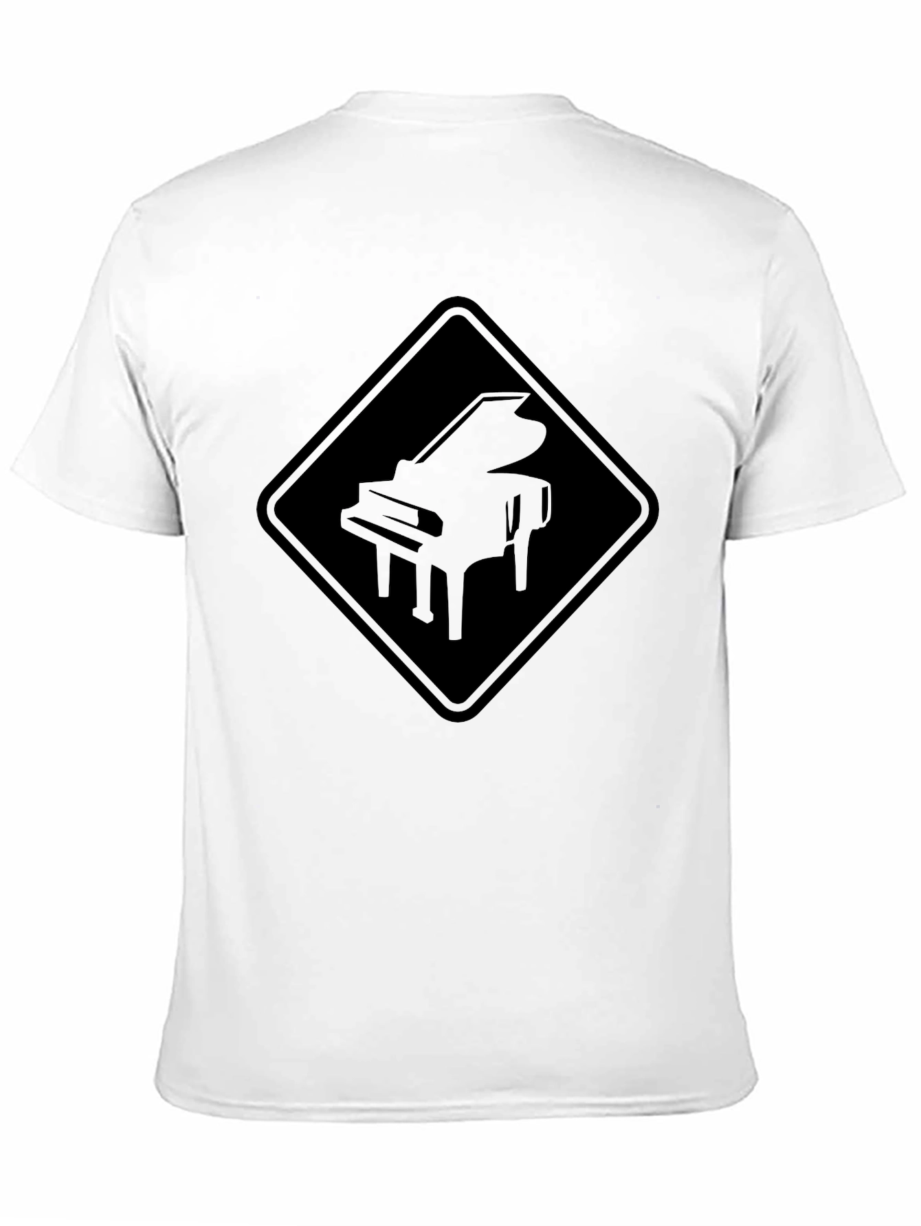 Grand Piano Sign T-Shirt - Black