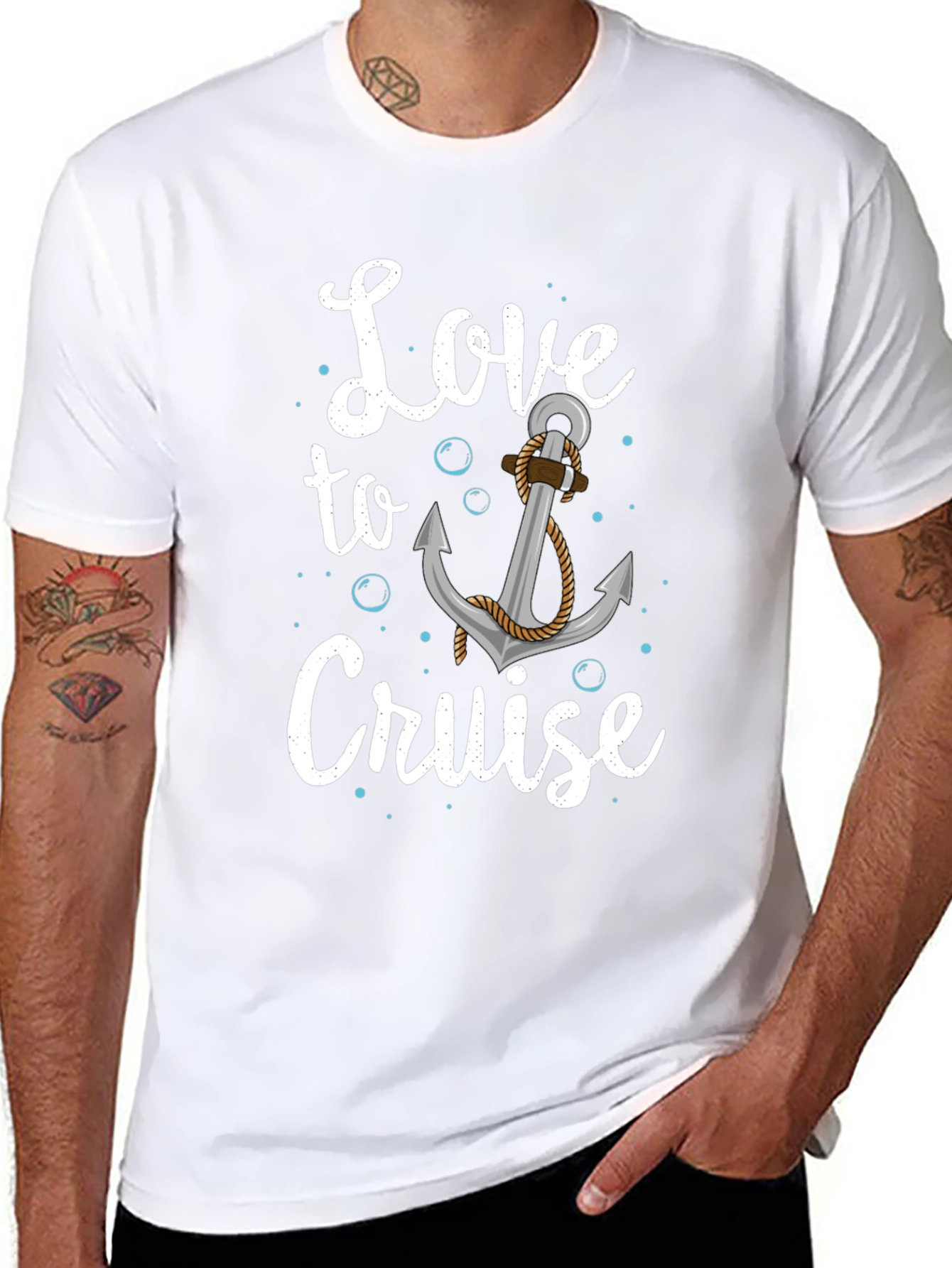 Love to Cruise T-Shirt Anchor Design