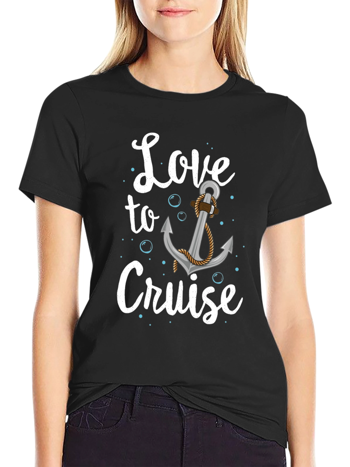 Love to Cruise T-Shirt Anchor Design