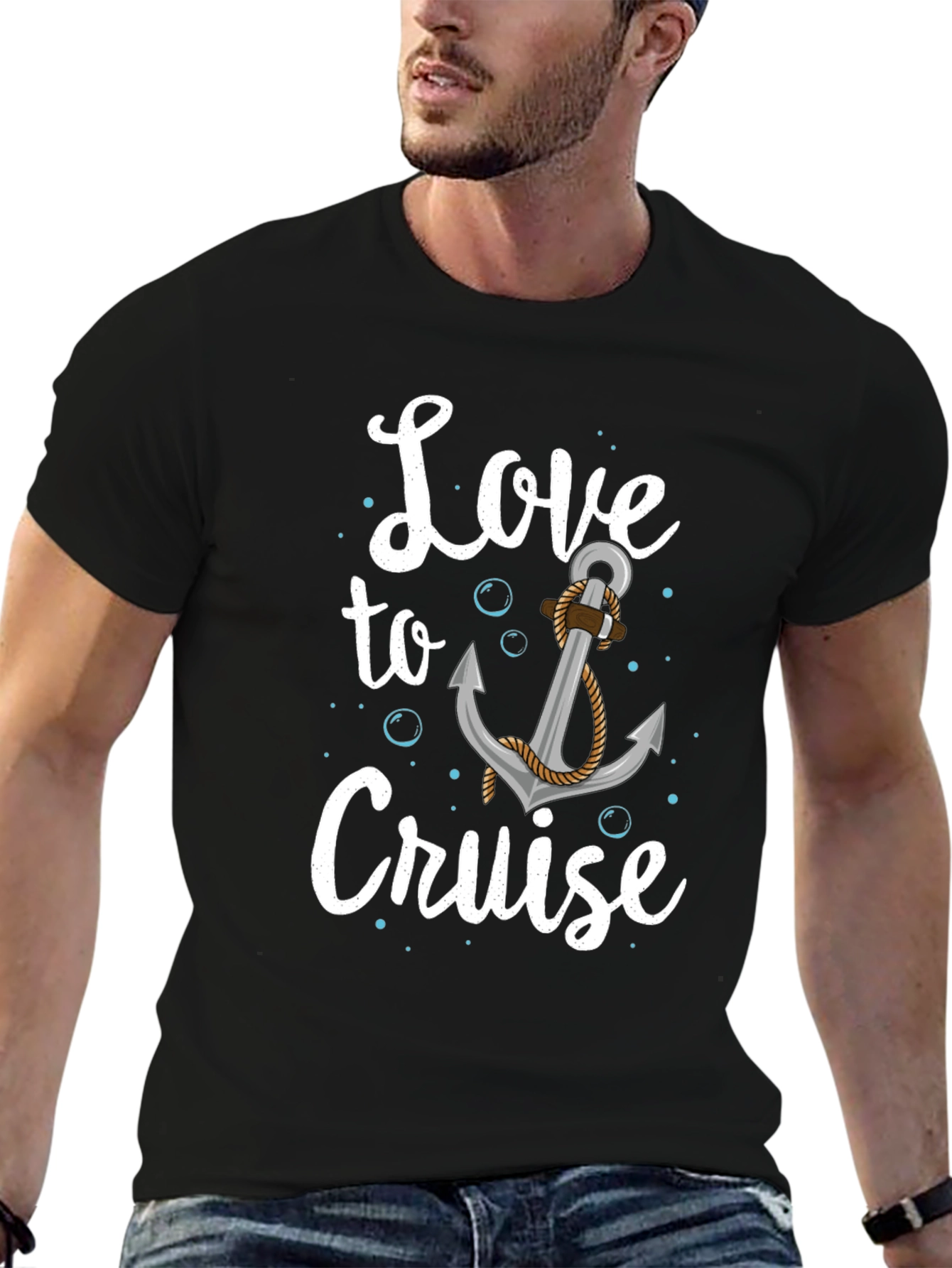 Love to Cruise T-Shirt Anchor Design