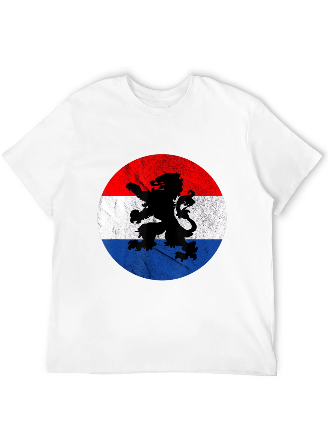 Netherlands Flag Lion Graphic T-Shirt