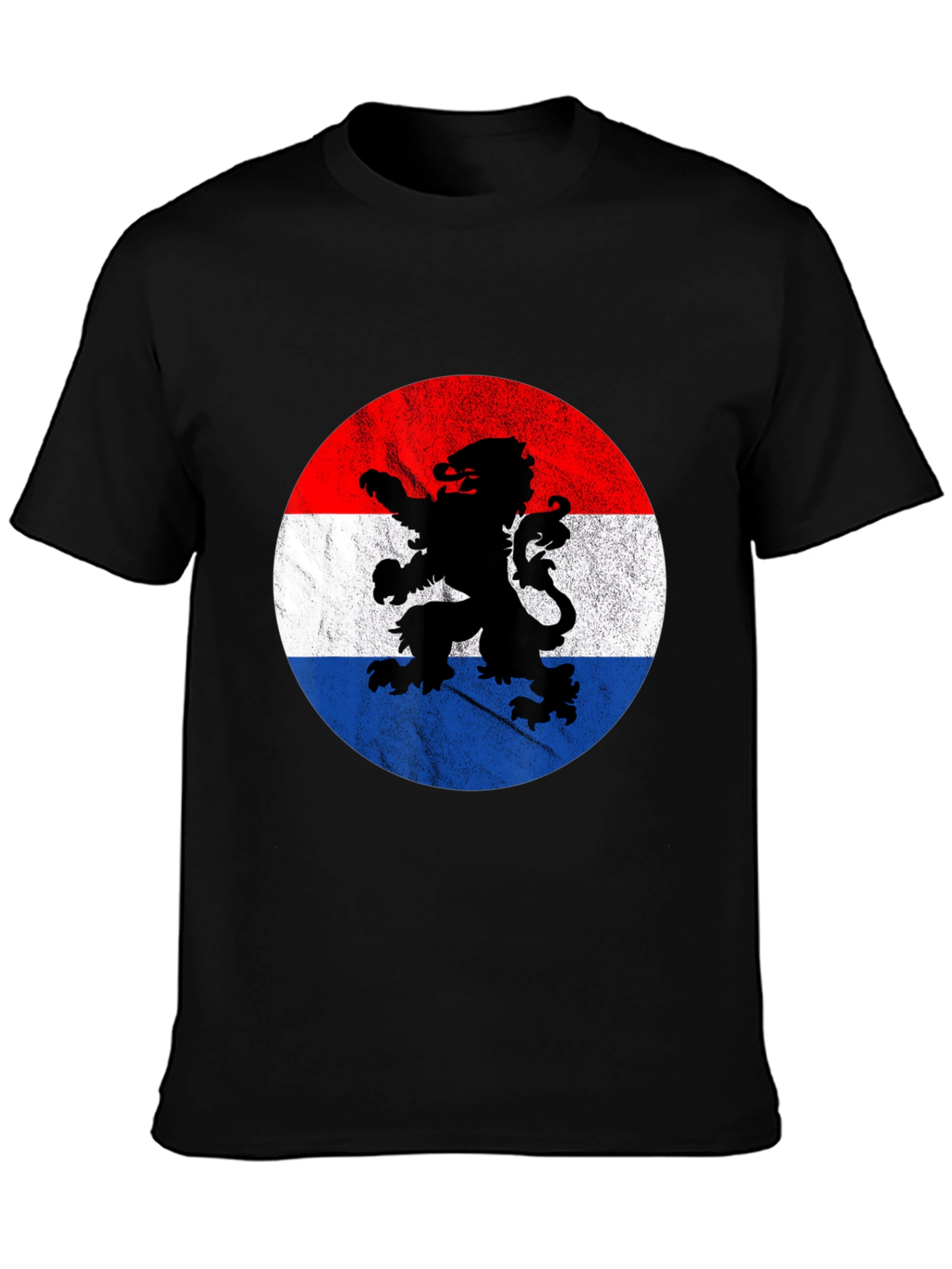 Netherlands Flag Lion Graphic T-Shirt