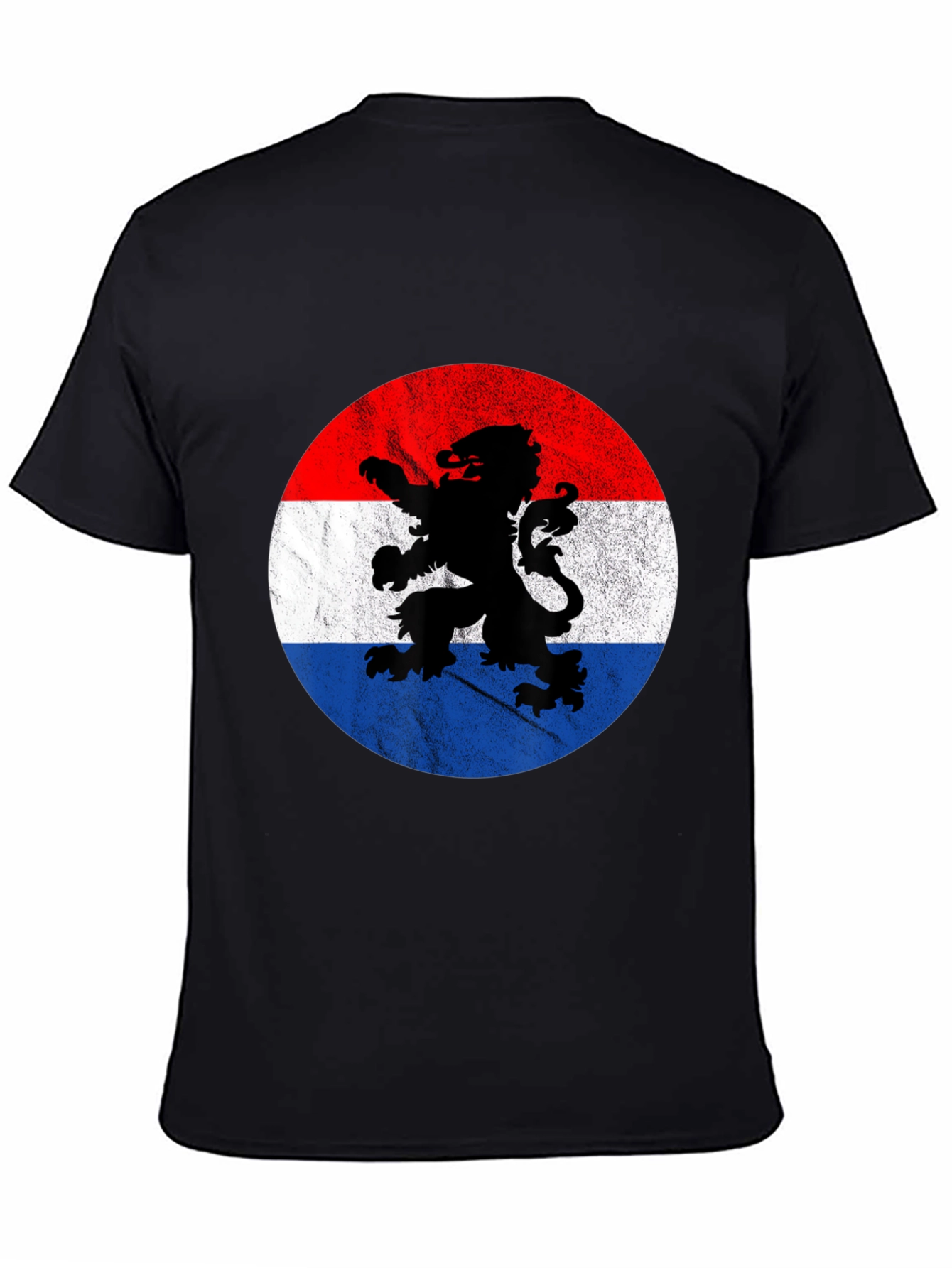 Netherlands Flag Lion Graphic T-Shirt