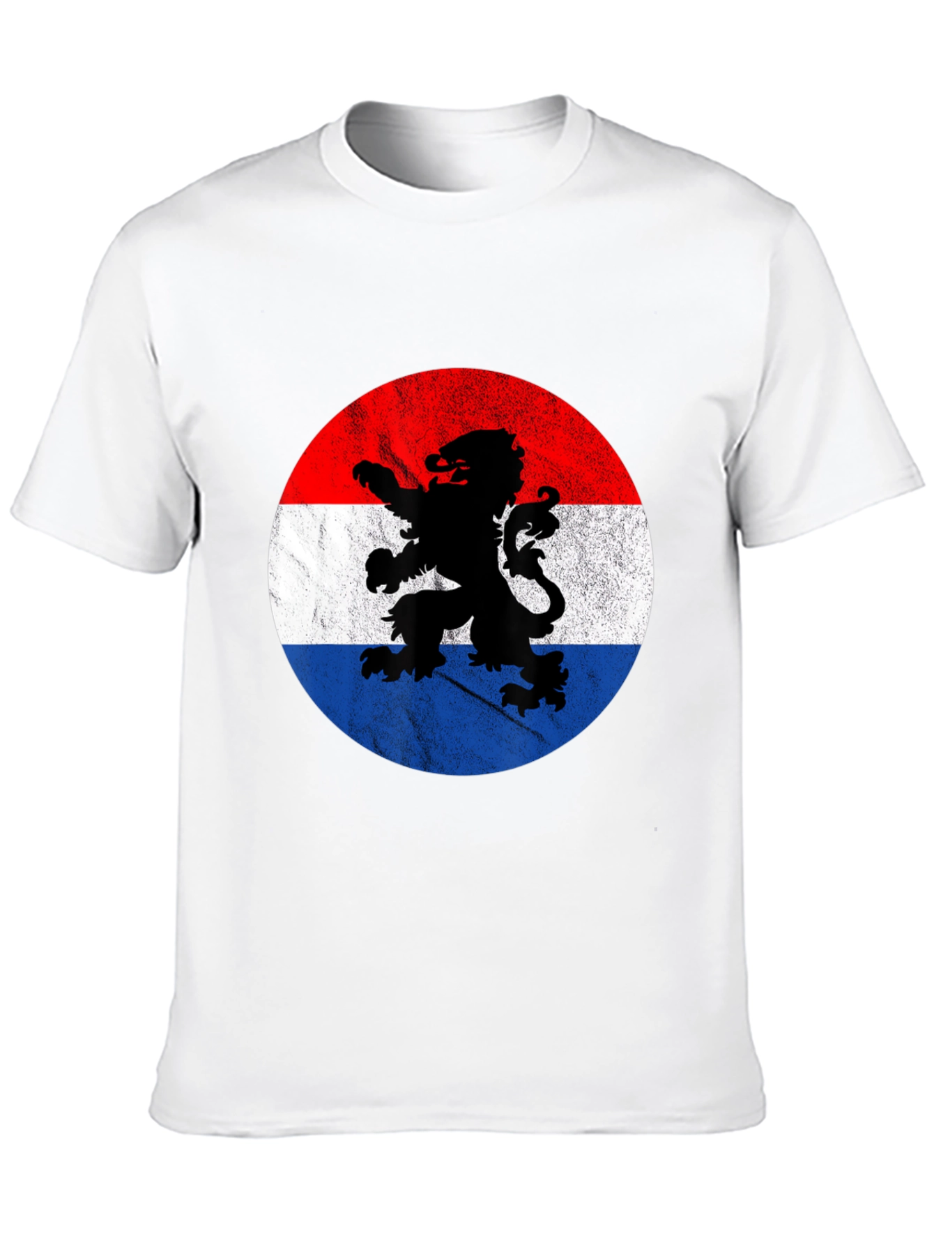 Netherlands Flag Lion Graphic T-Shirt