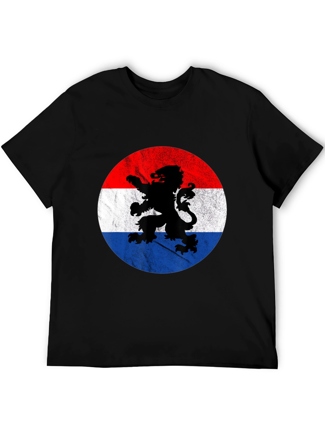 Netherlands Flag Lion Graphic T-Shirt