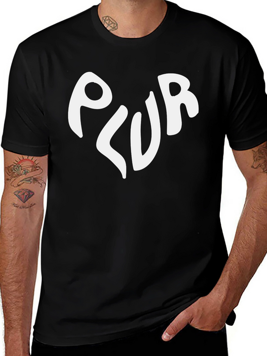 Black PLUR Graphic Tee