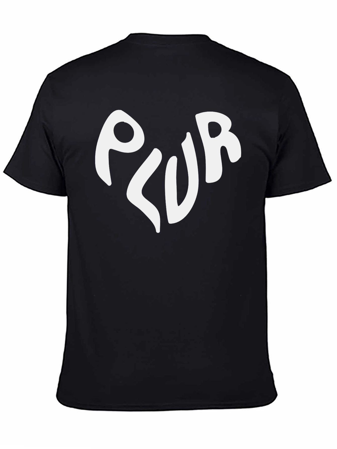 Black PLUR Graphic Tee