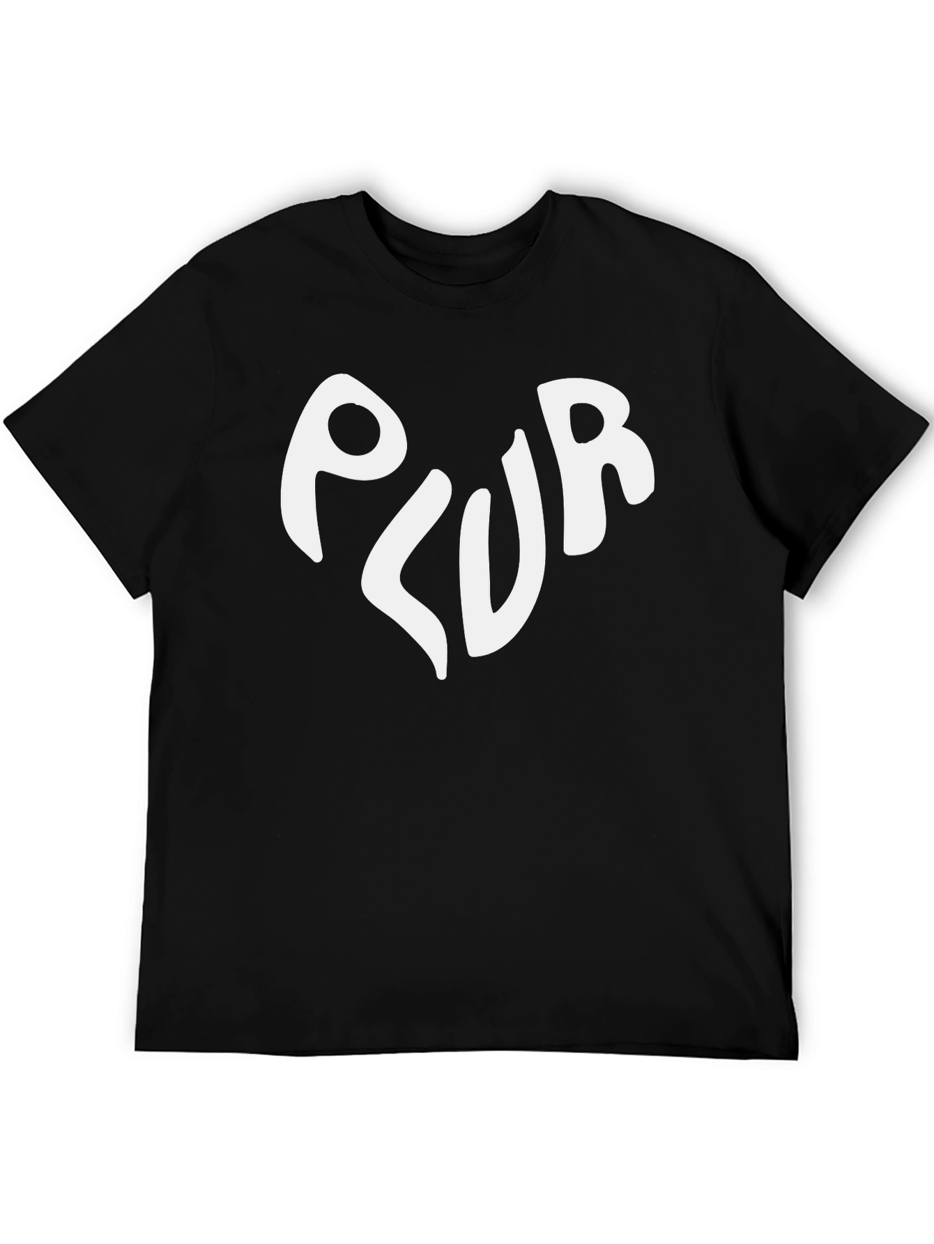 Black PLUR Graphic Tee
