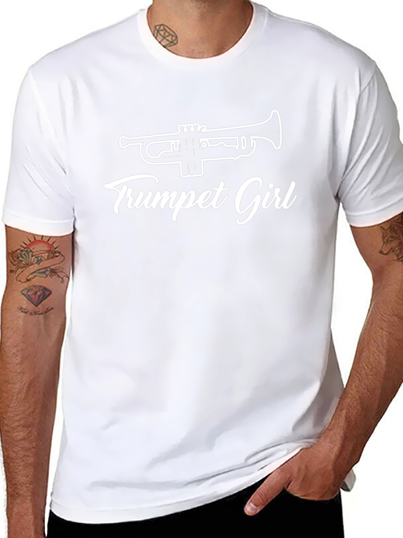 Trumpet Girl T-Shirt - Musician Apparel