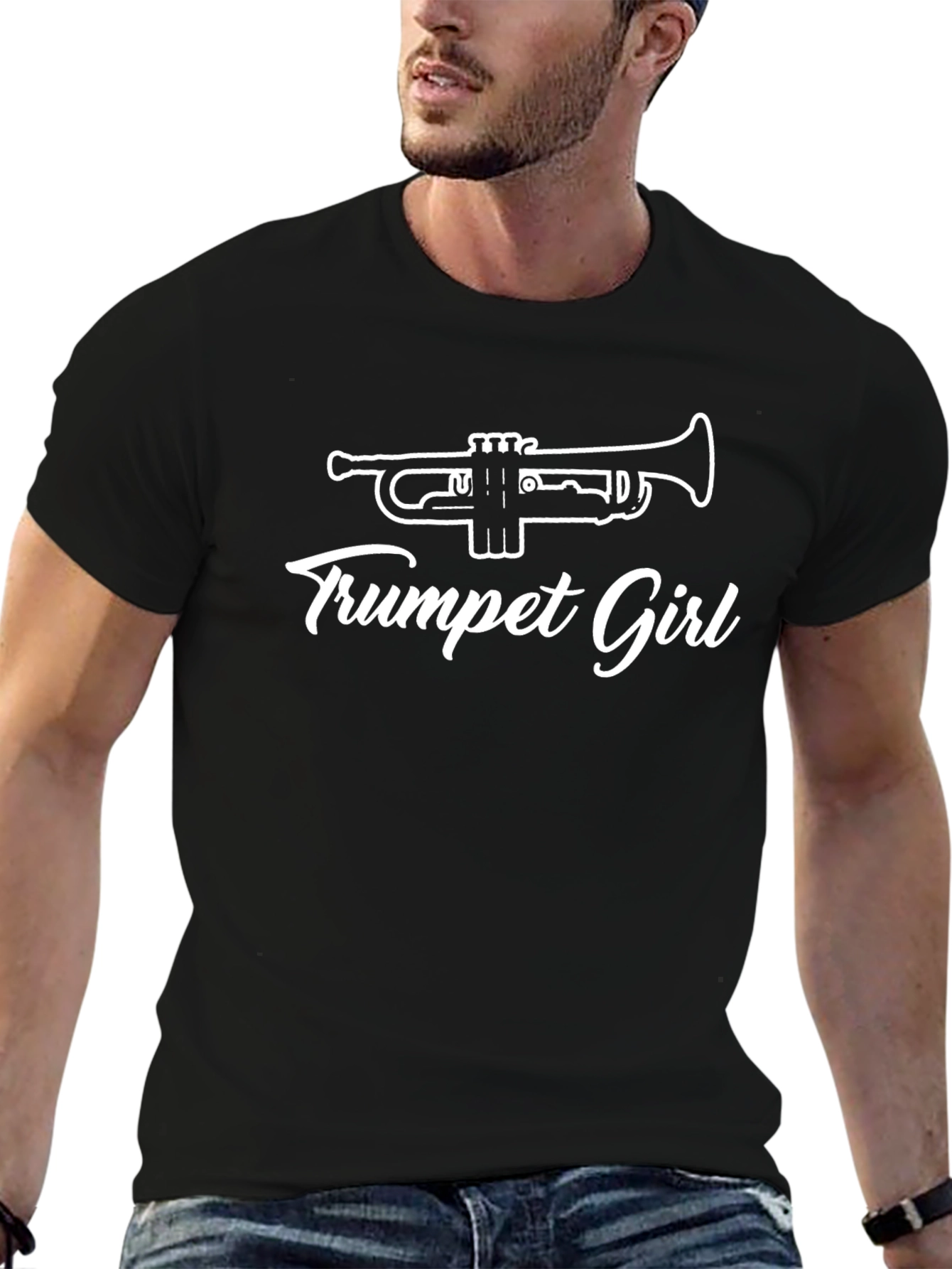Trumpet Girl T-Shirt - Musician Apparel