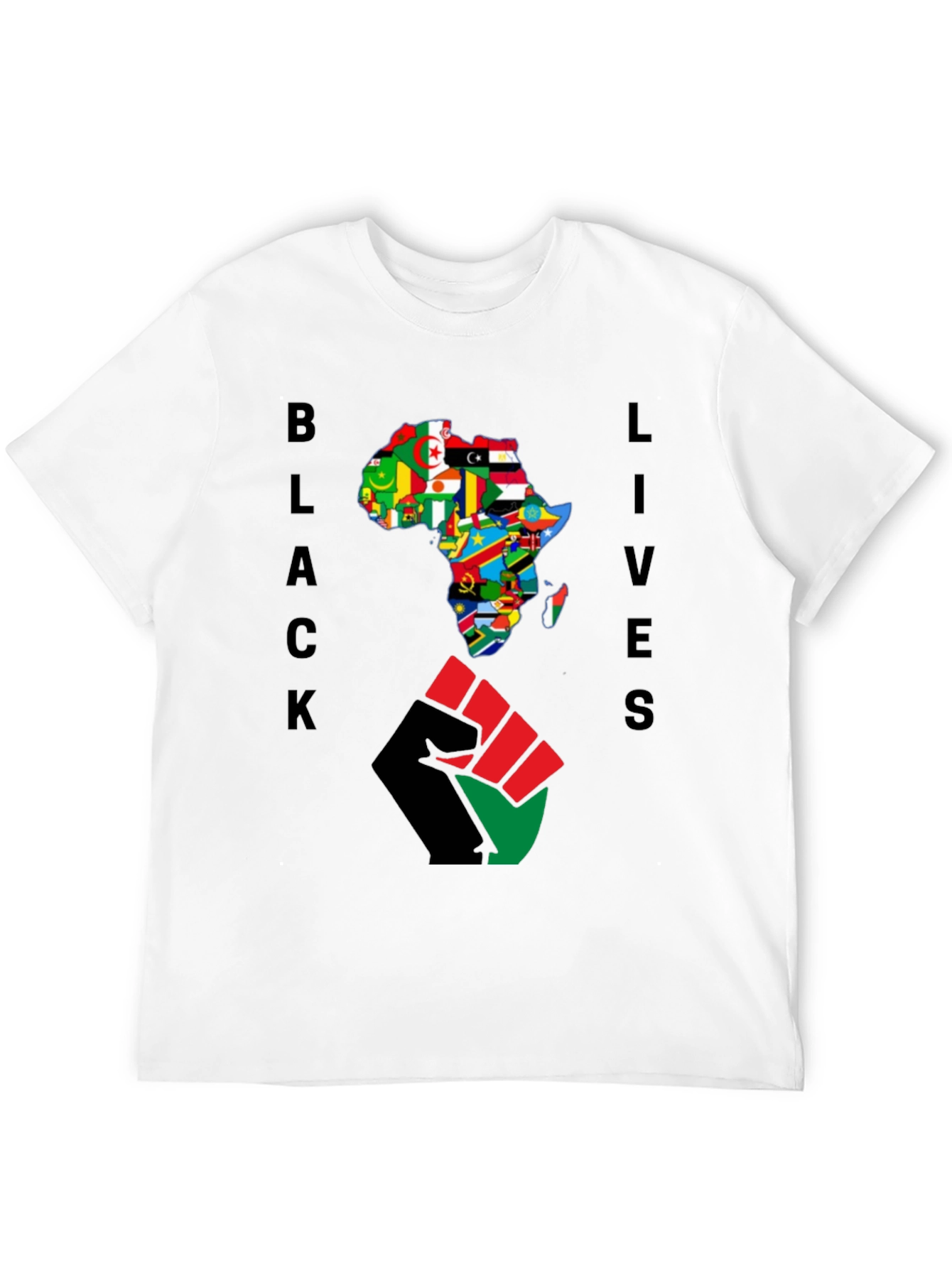 Black Lives Africa Fist T-Shirt