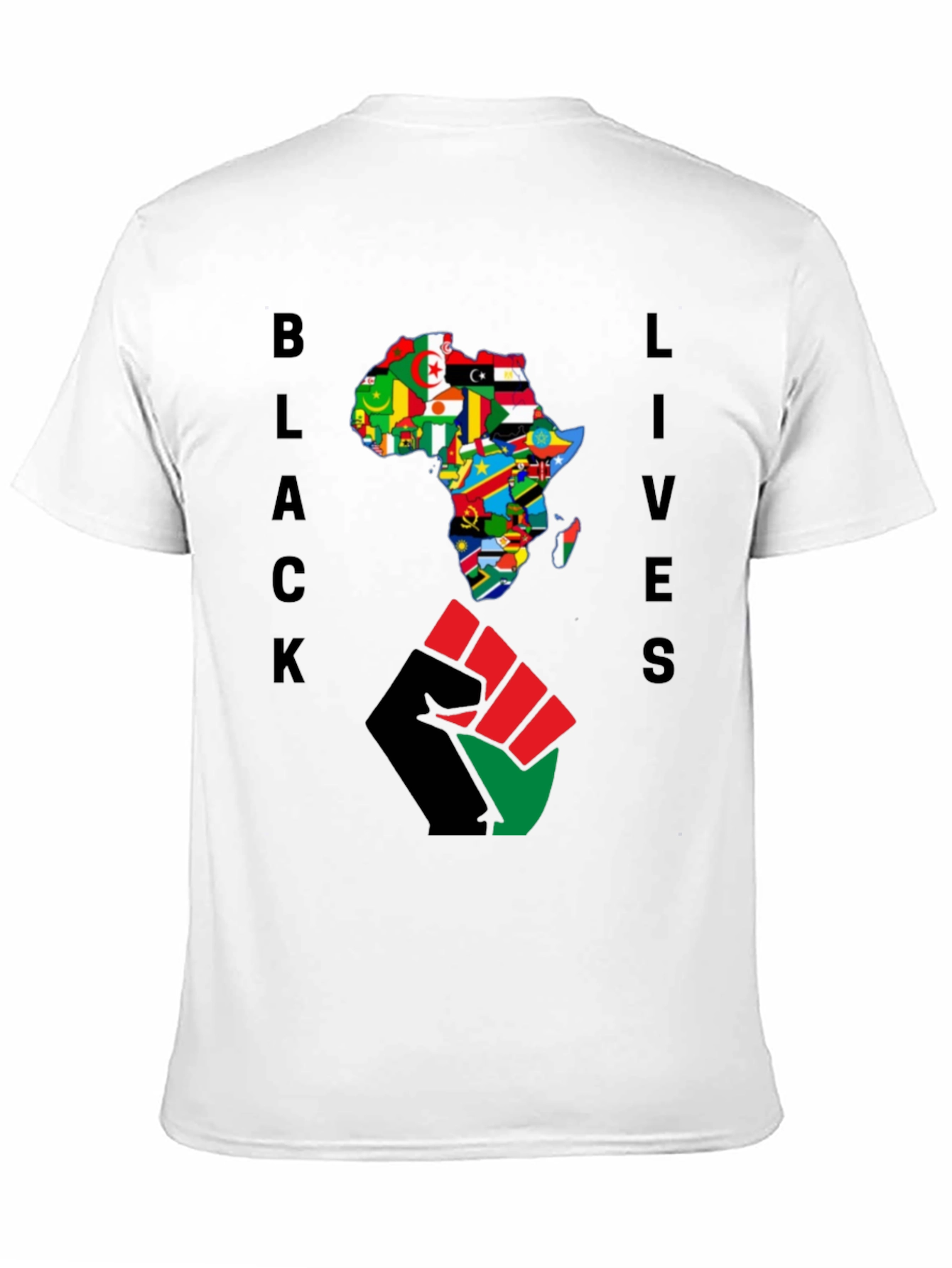 Black Lives Africa Fist T-Shirt