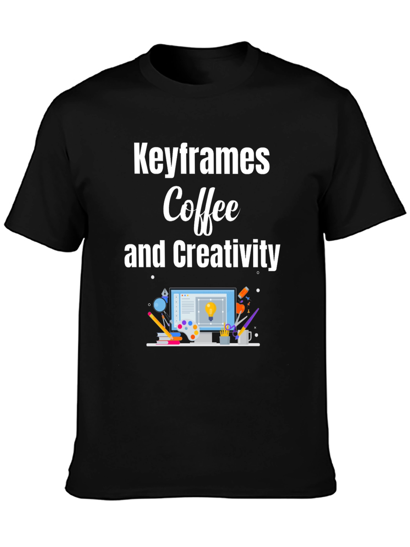 Keyframes Coffee & Creativity Graphic Tee