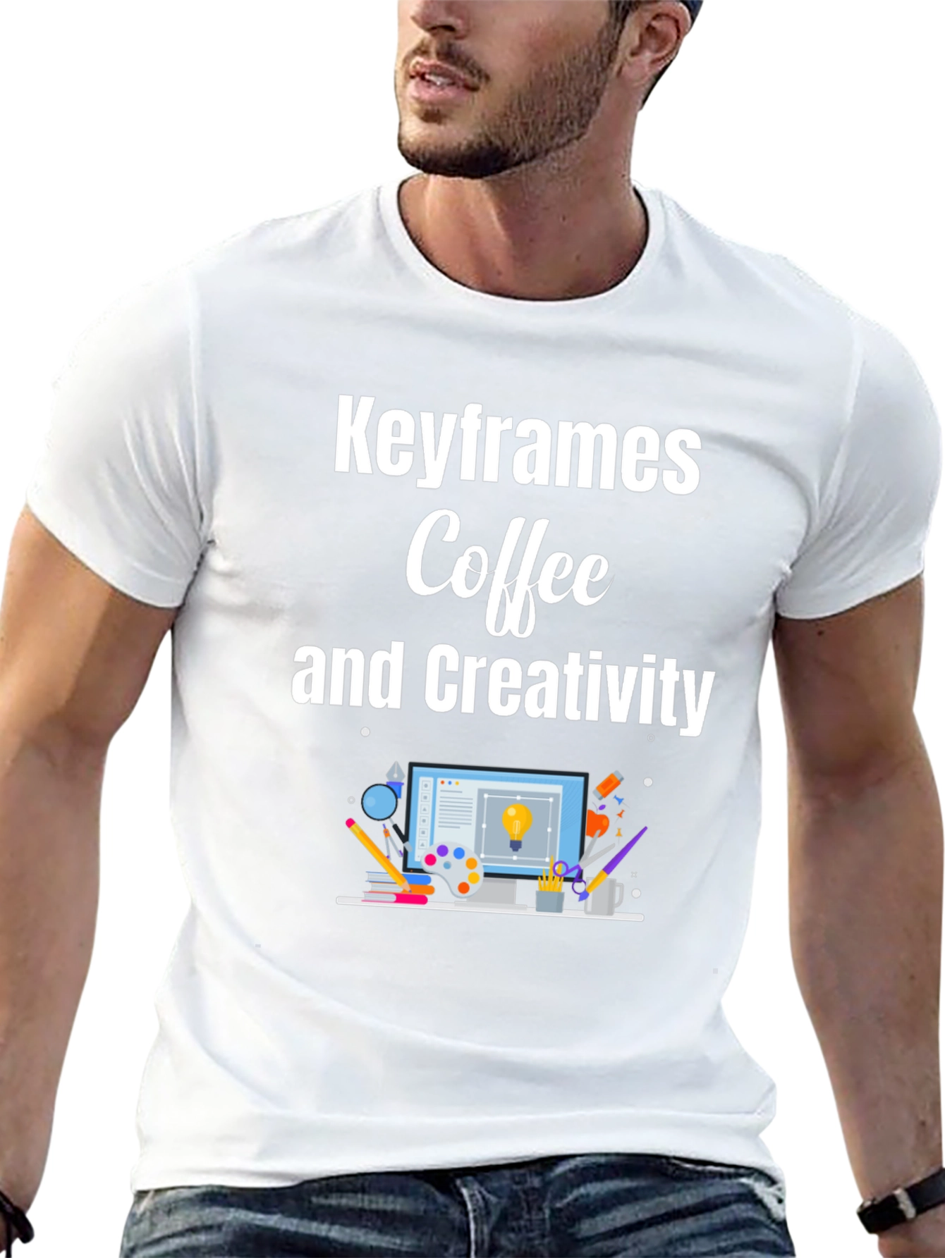 Keyframes Coffee & Creativity Graphic Tee