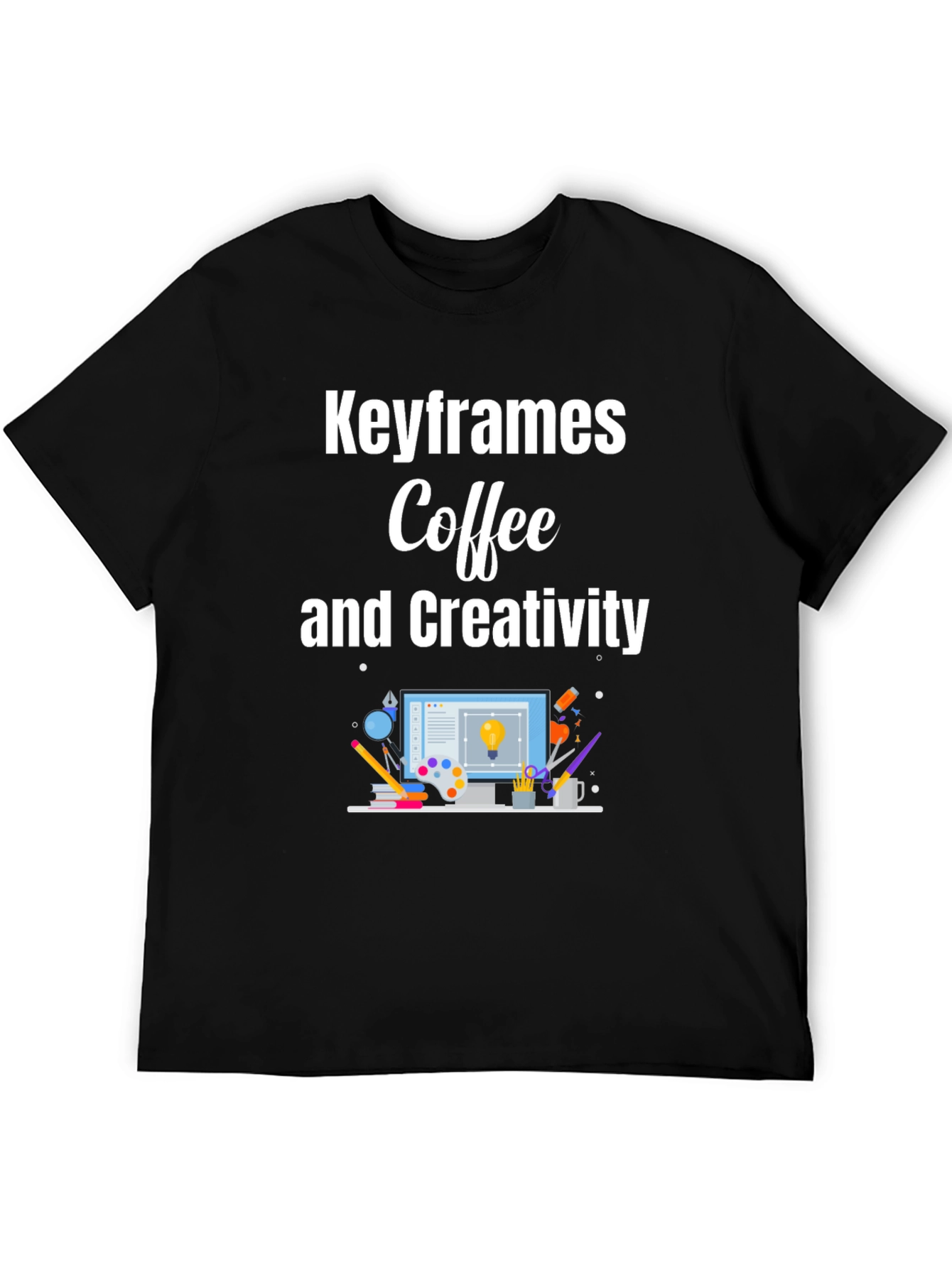 Keyframes Coffee & Creativity Graphic Tee
