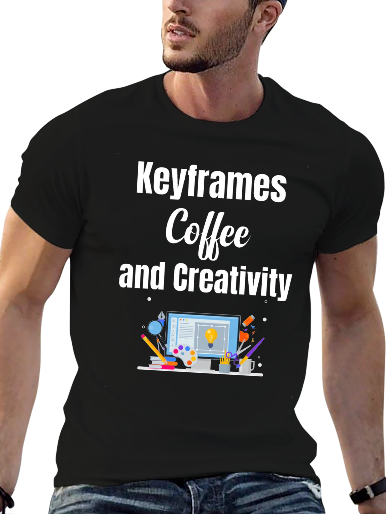 Keyframes Coffee & Creativity Graphic Tee